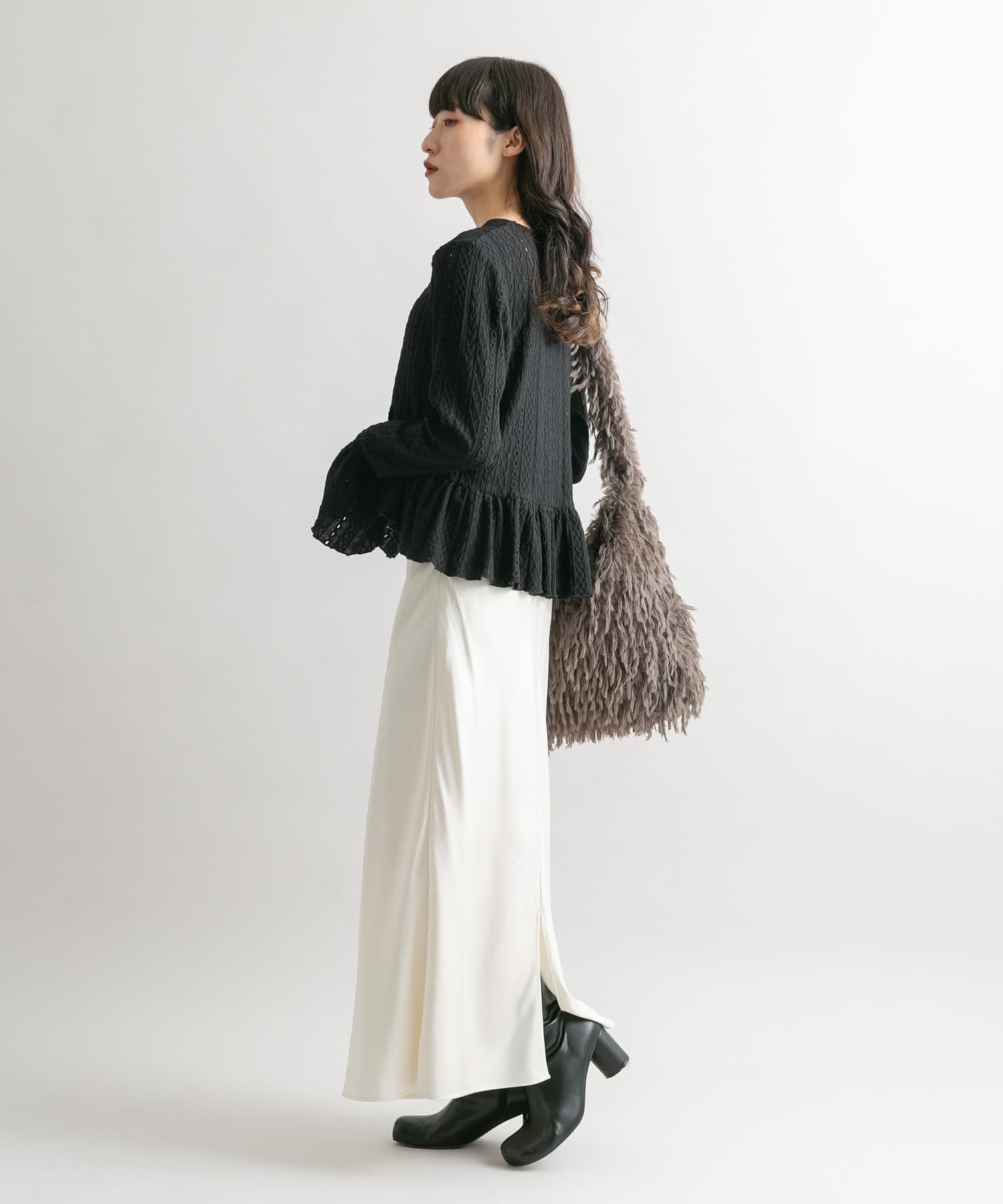 身長：160cm サイズ：one