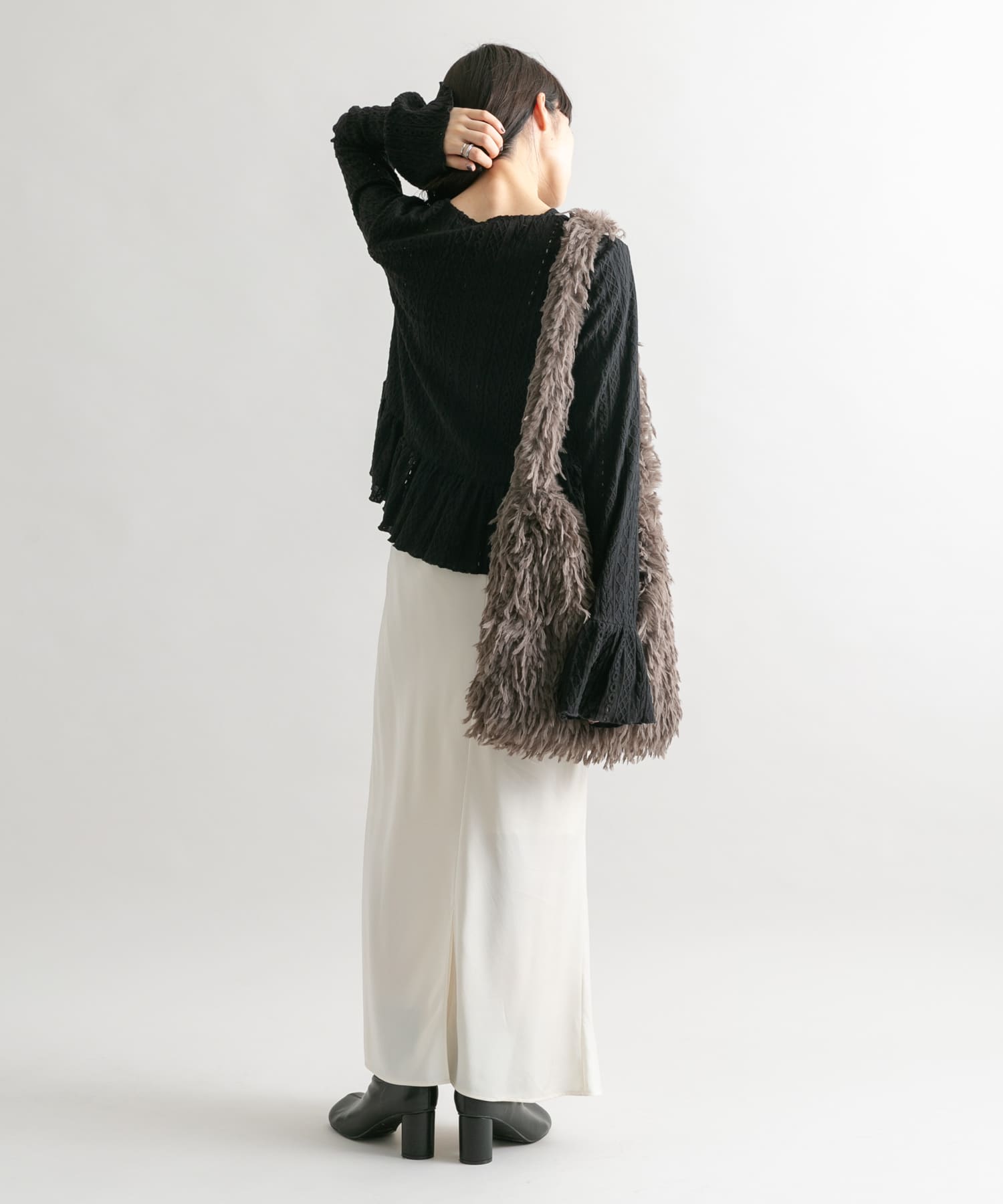 身長：160cm サイズ：one