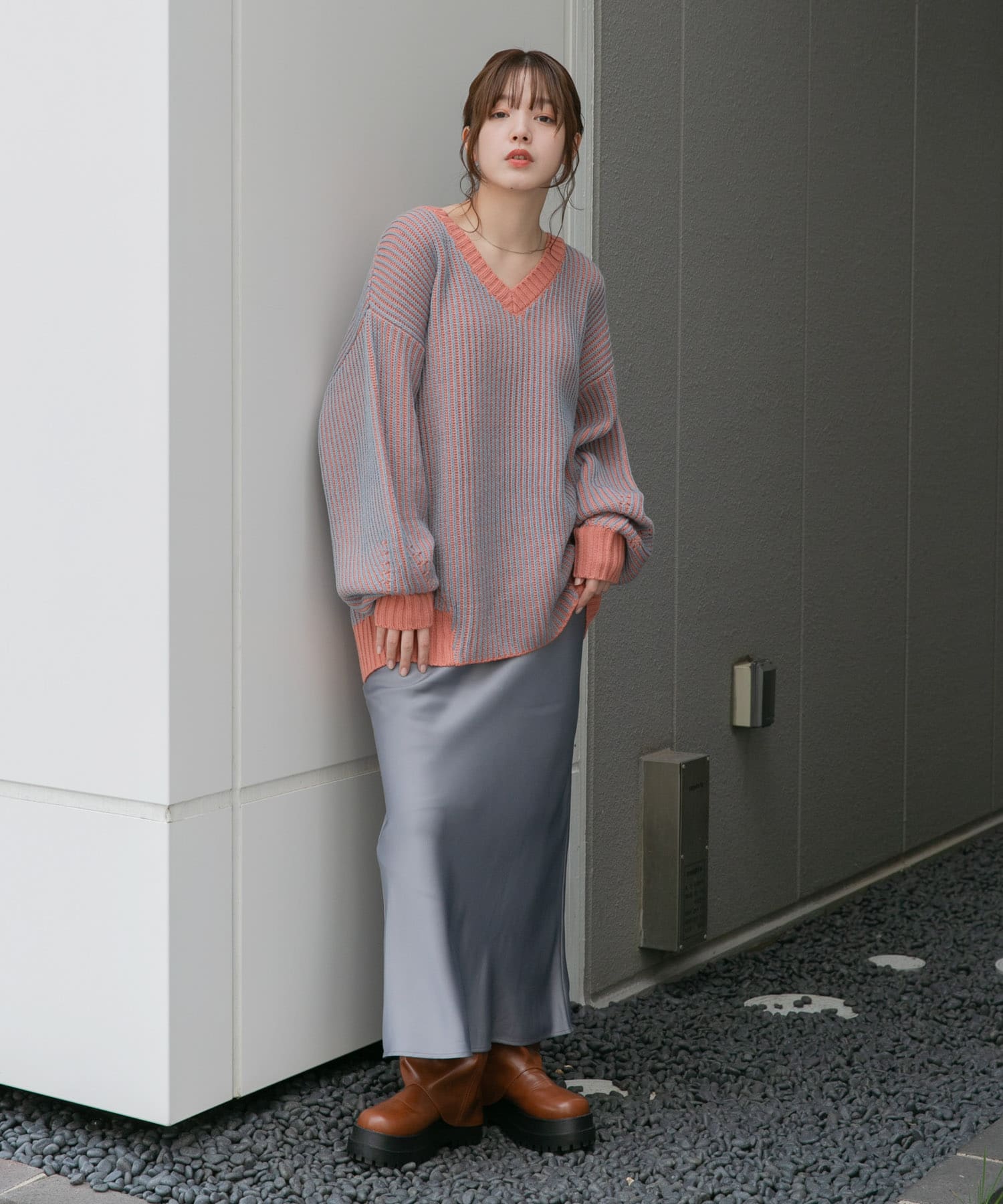 身長：160cm サイズ：one