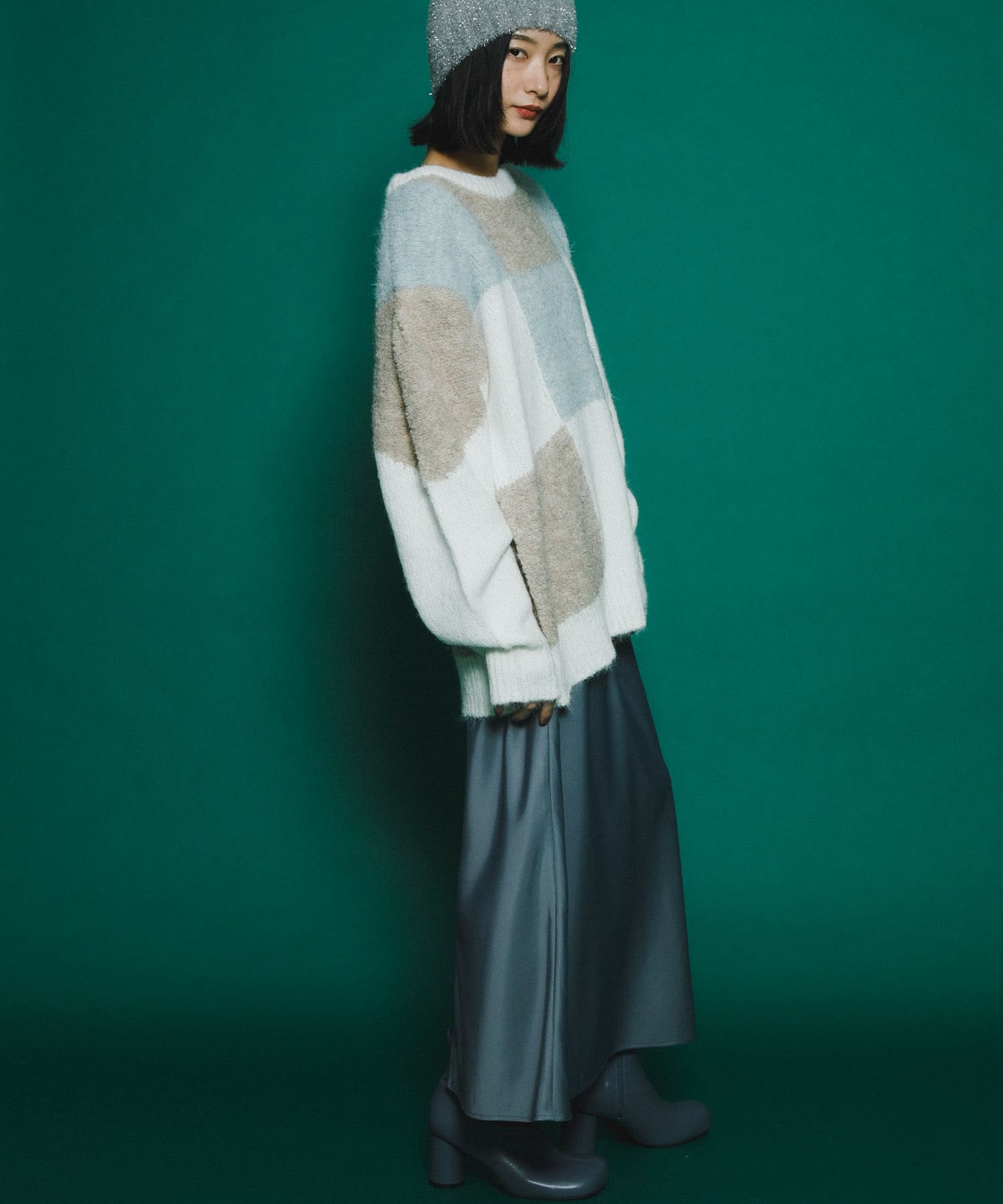 身長：159cm サイズ：one