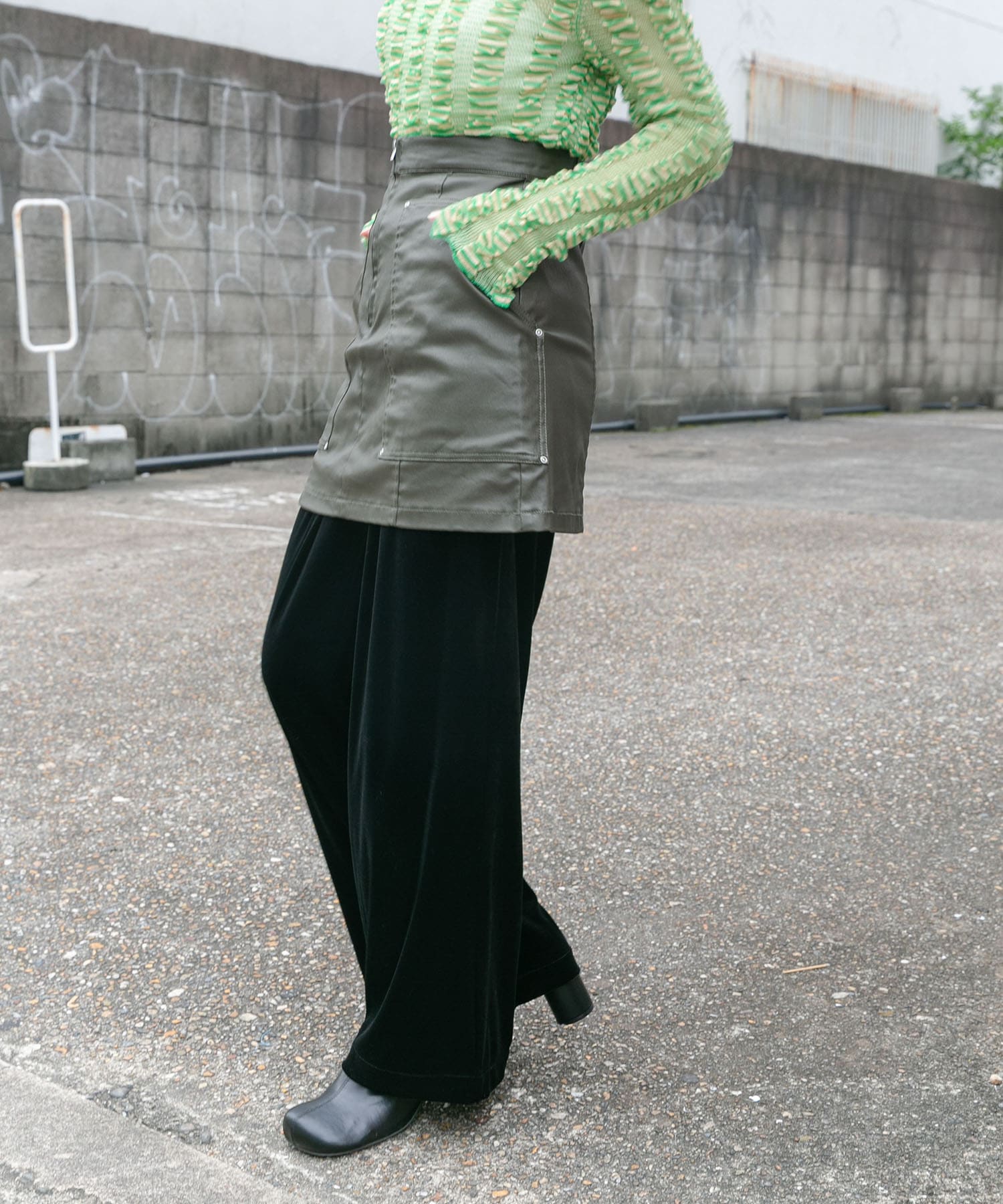 身長：160cm サイズ：one