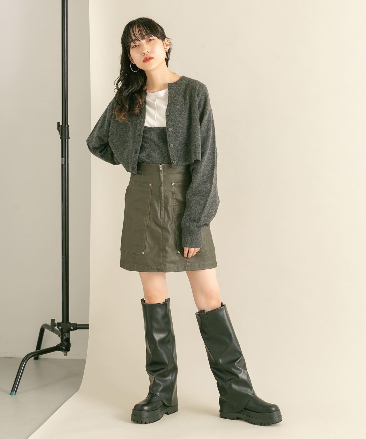 身長：160cm サイズ：one