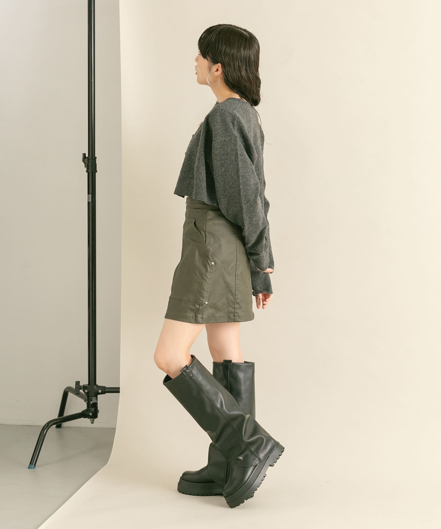 身長：160cm サイズ：one