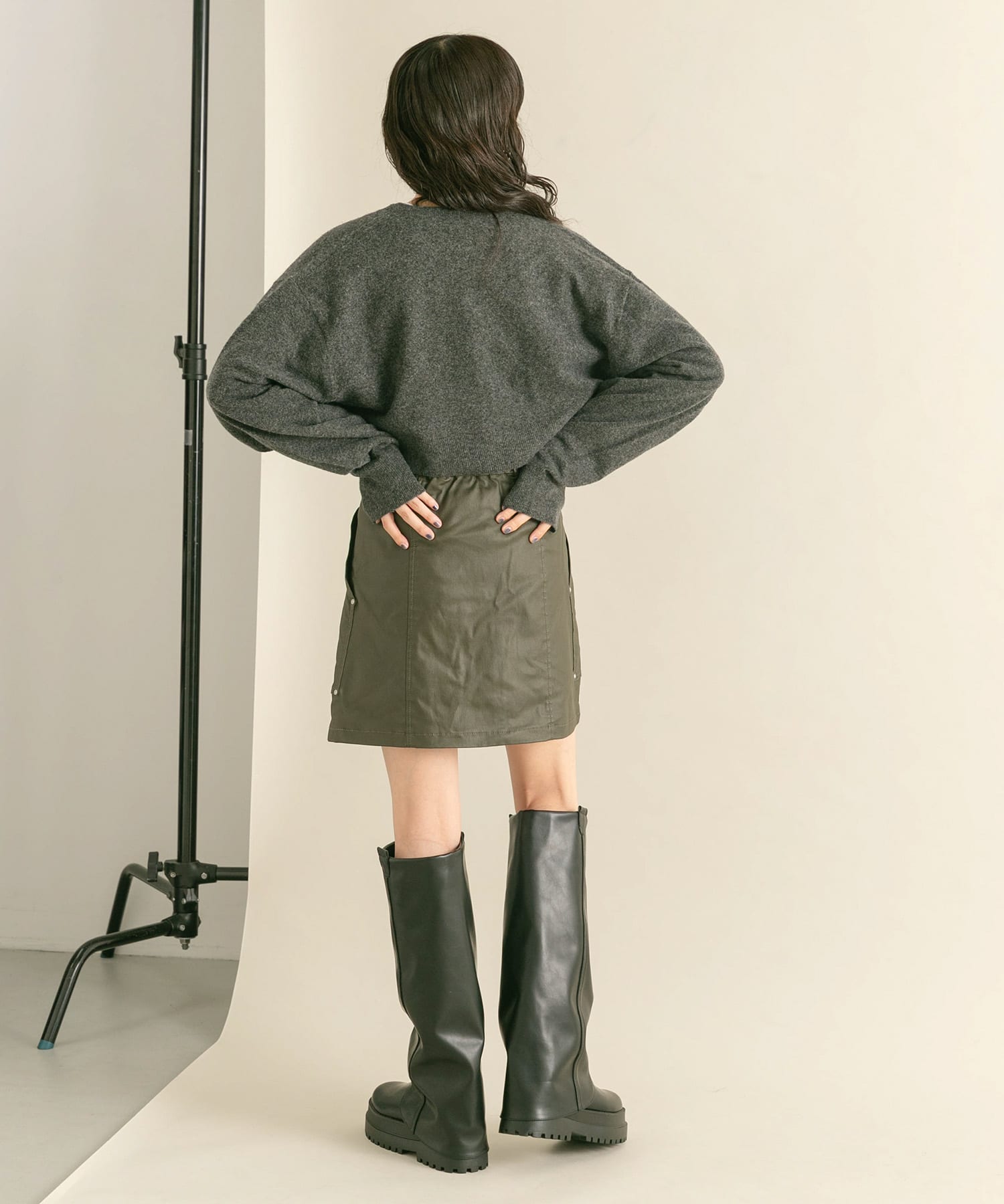 身長：160cm サイズ：one