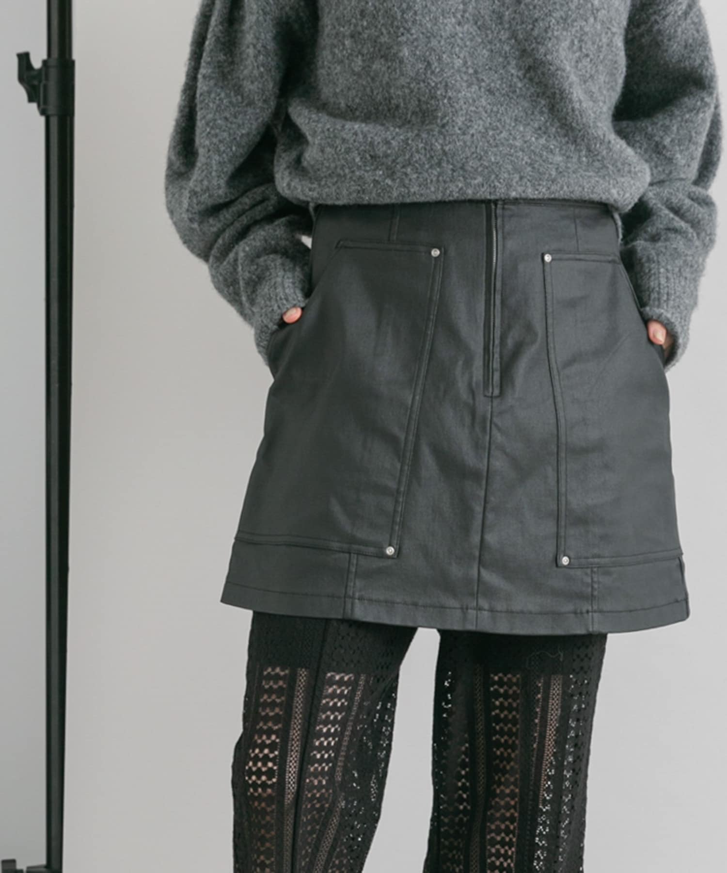 身長：160cm サイズ：one