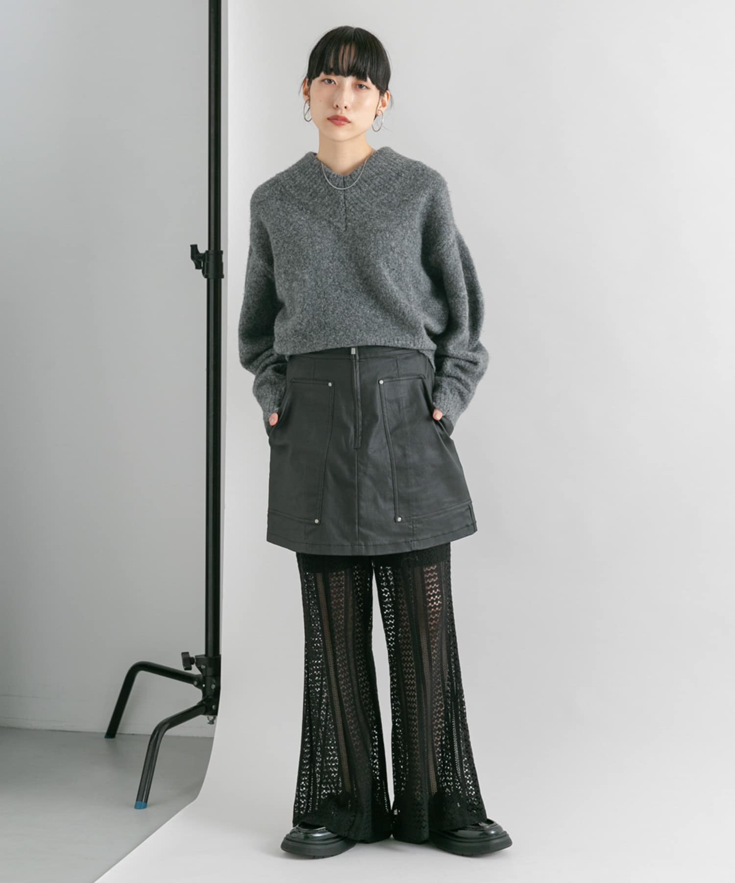 身長：160cm サイズ：one