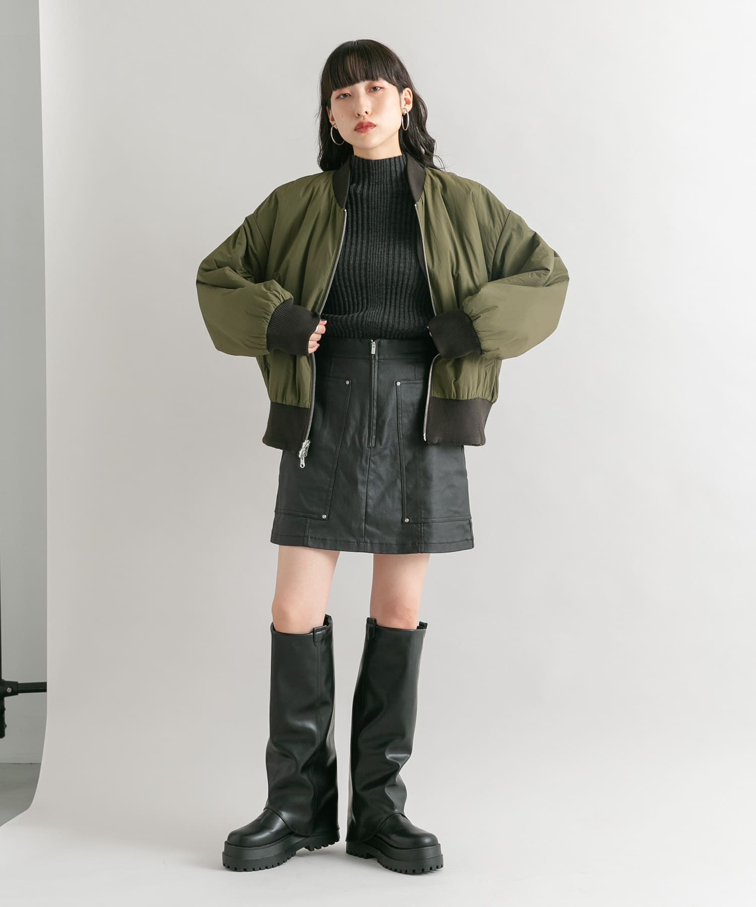 身長：160cm サイズ：one