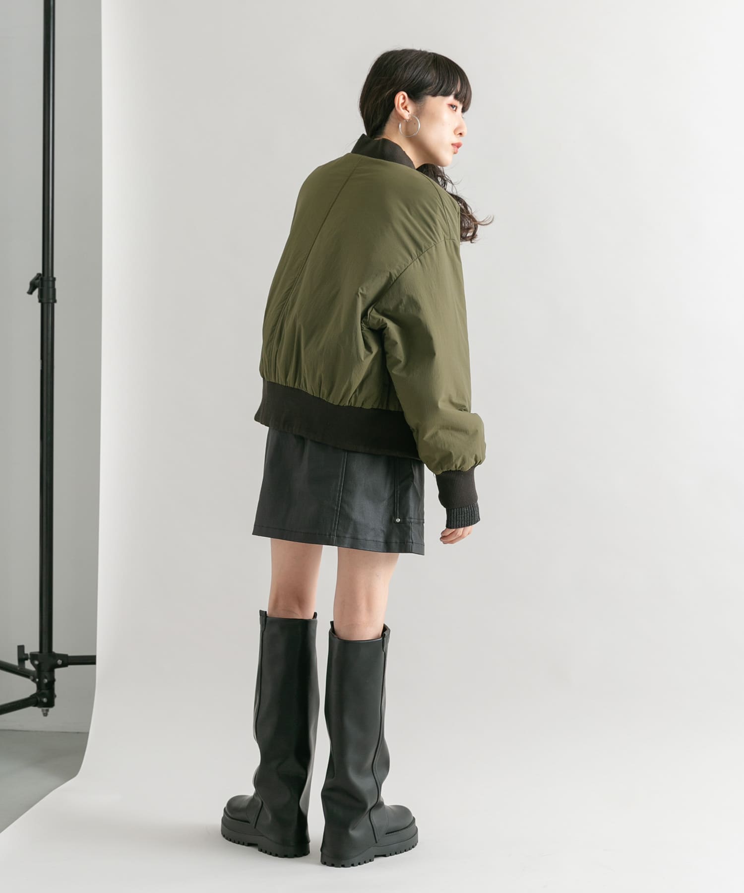 身長：160cm サイズ：one