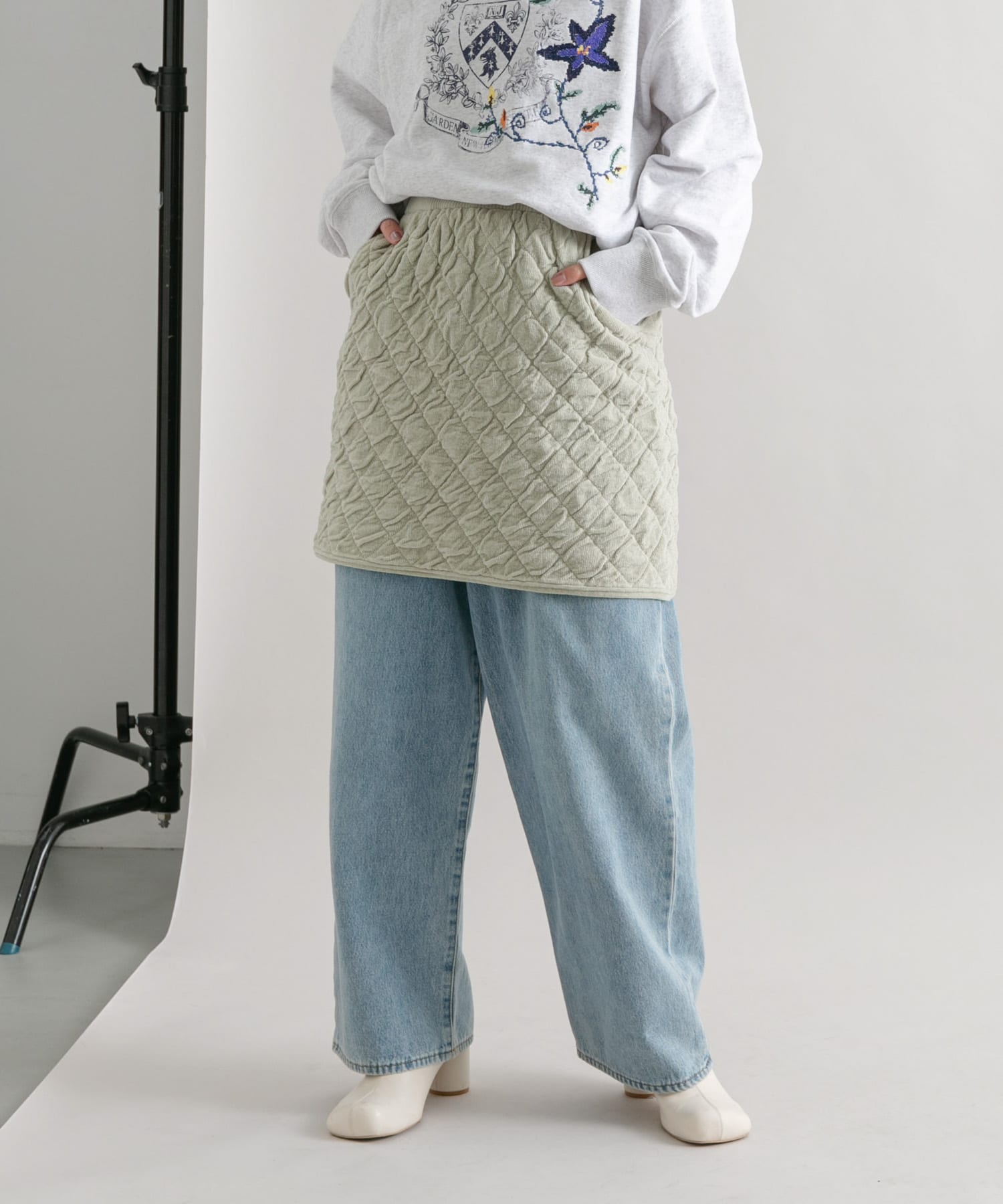 身長：160cm サイズ：one