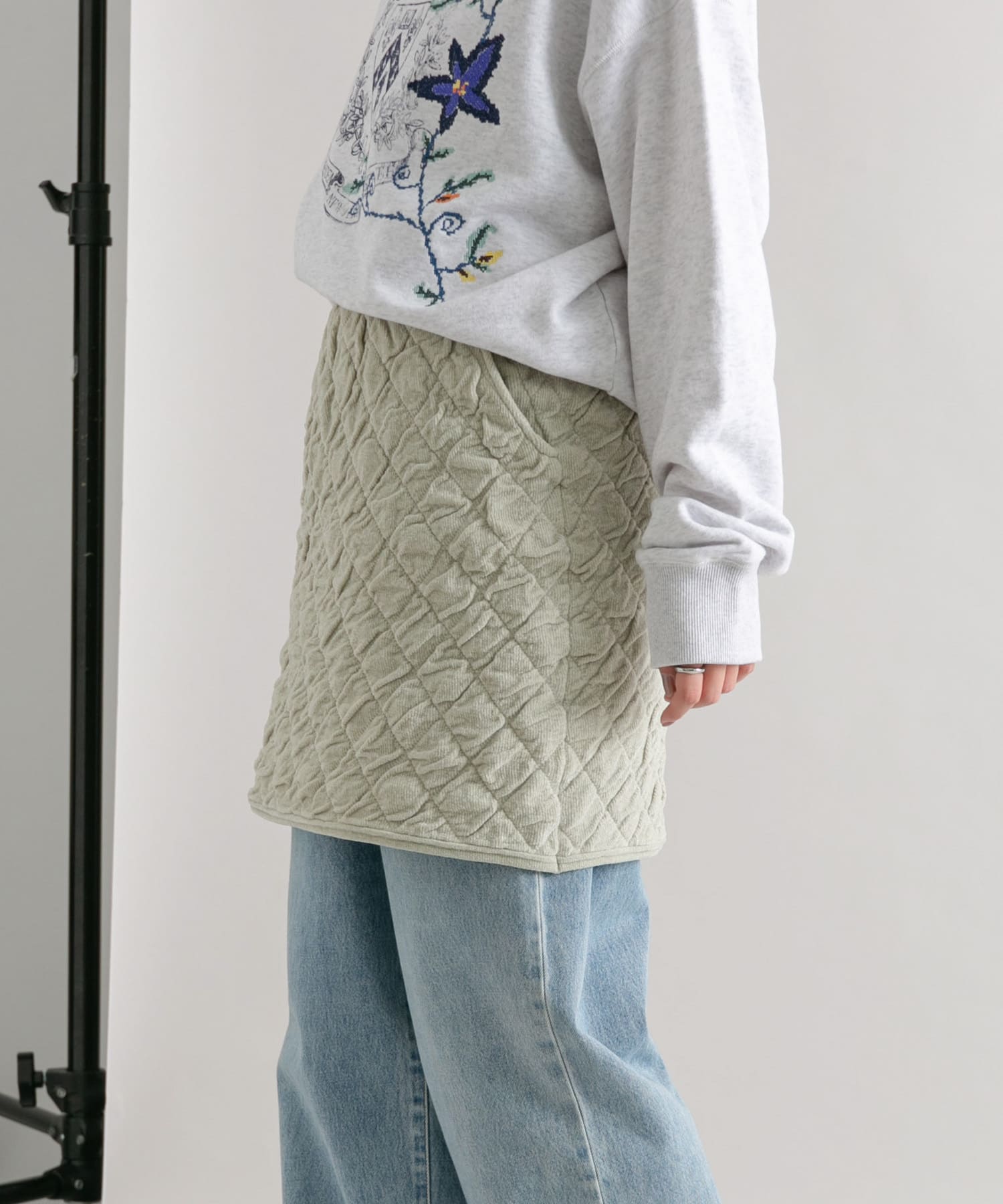 身長：160cm サイズ：one