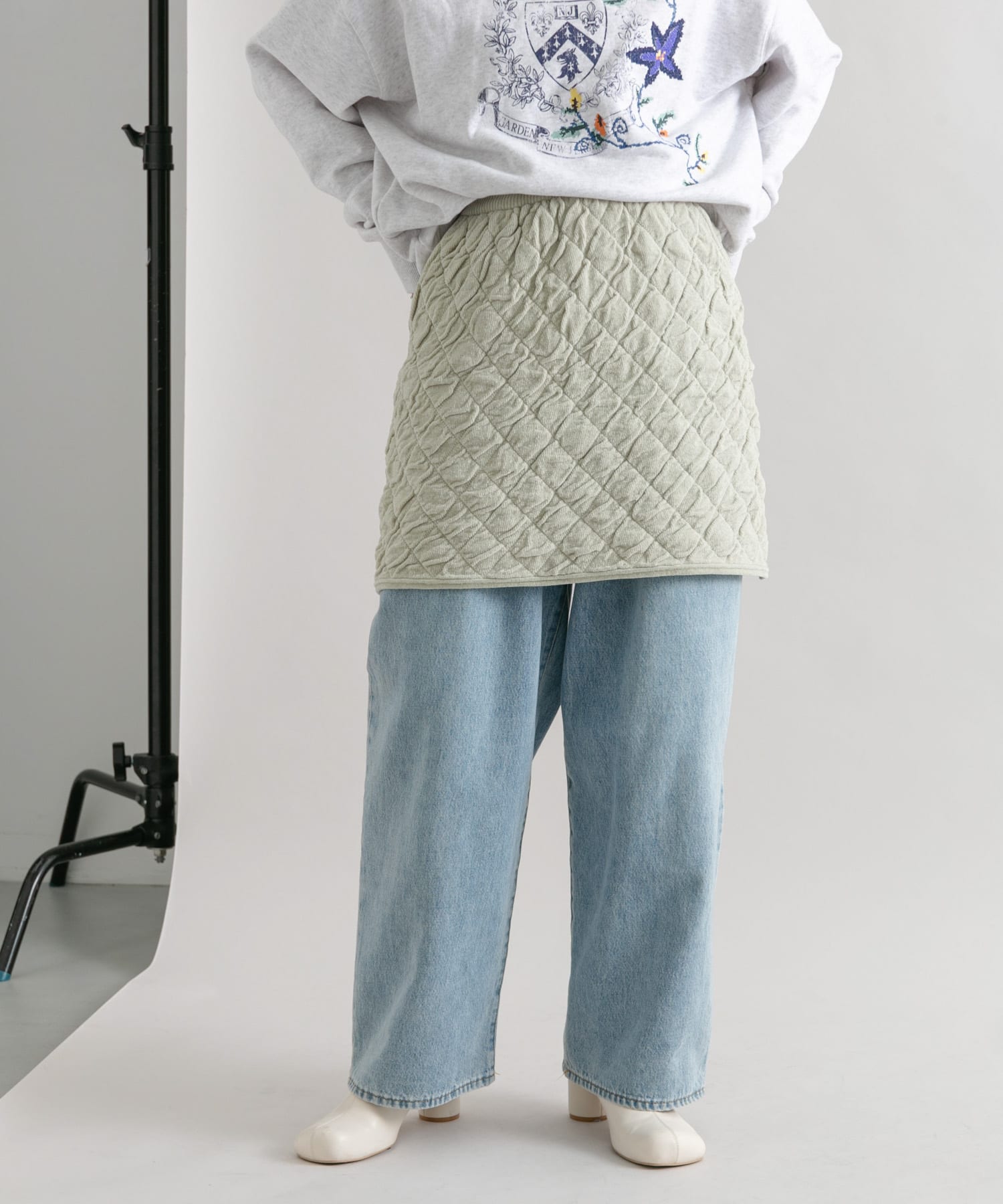 身長：160cm サイズ：one