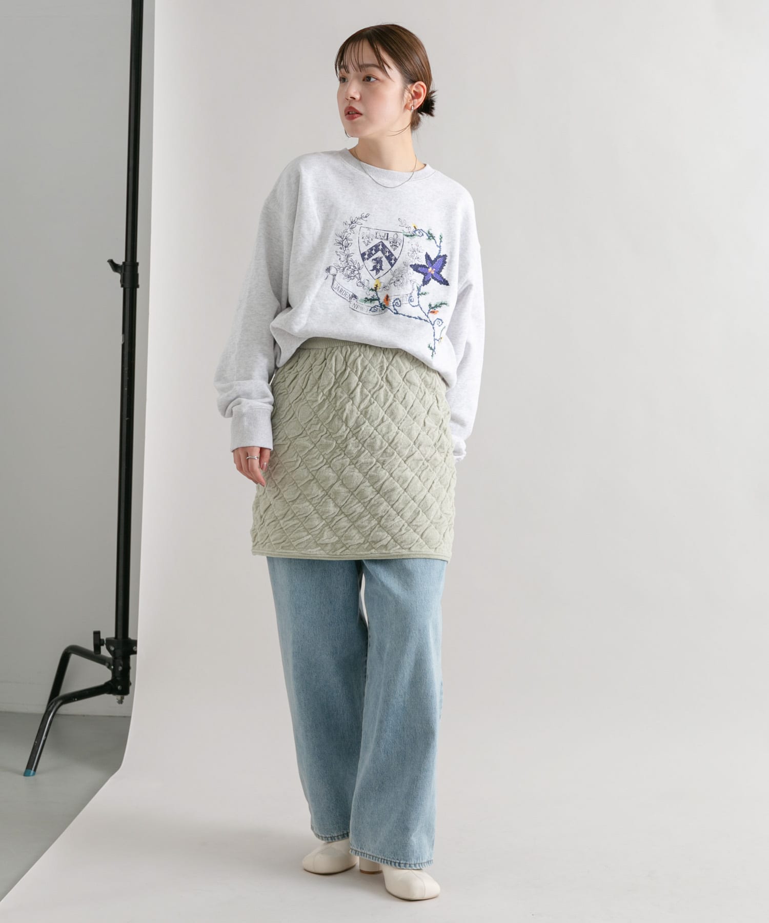 身長：160cm サイズ：one