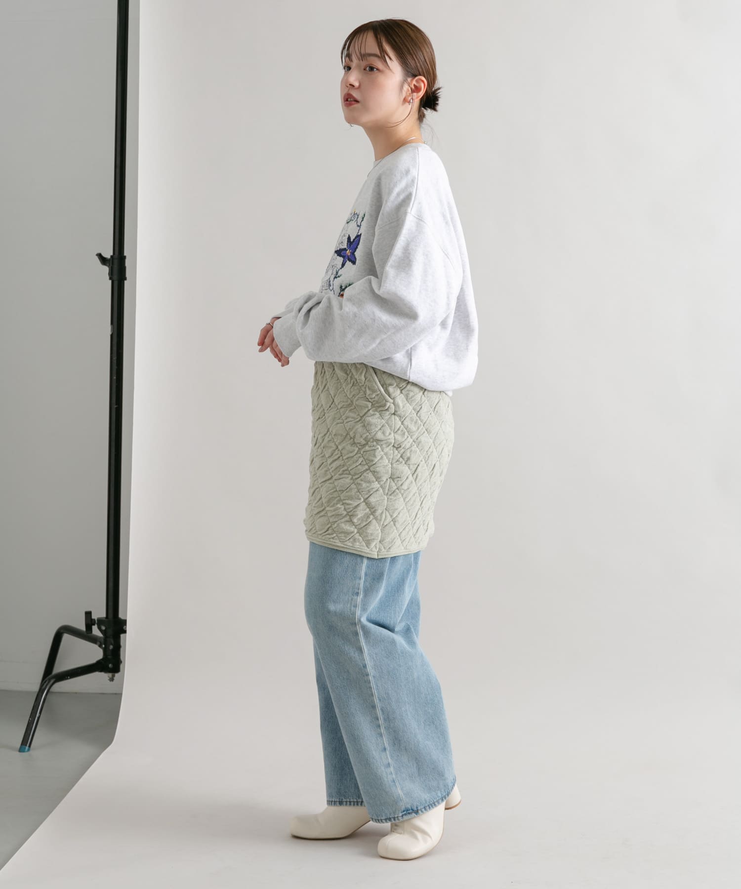 身長：160cm サイズ：one