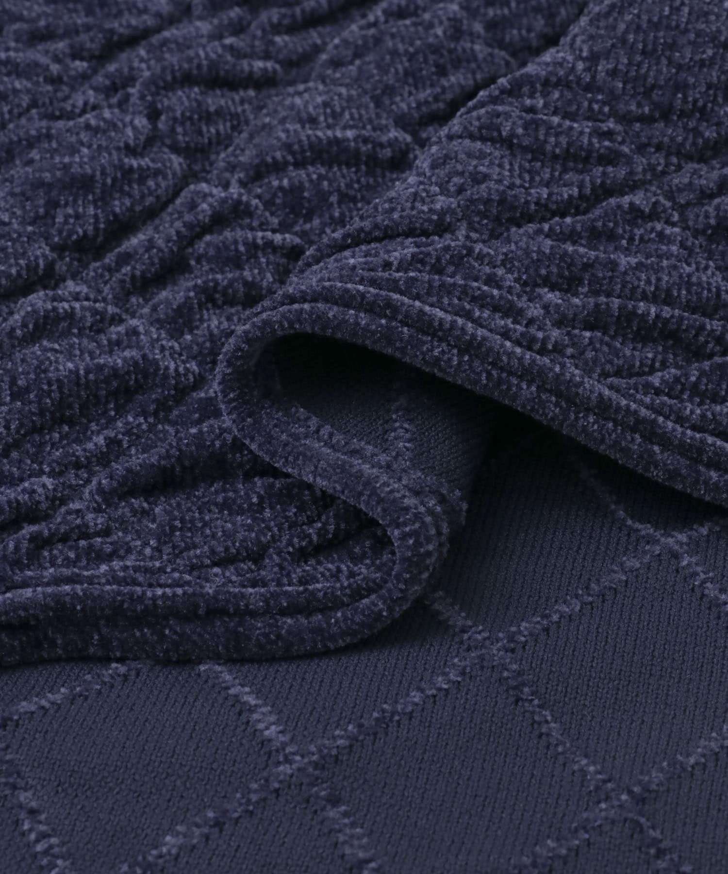 キルティングニットスカート NAVY one