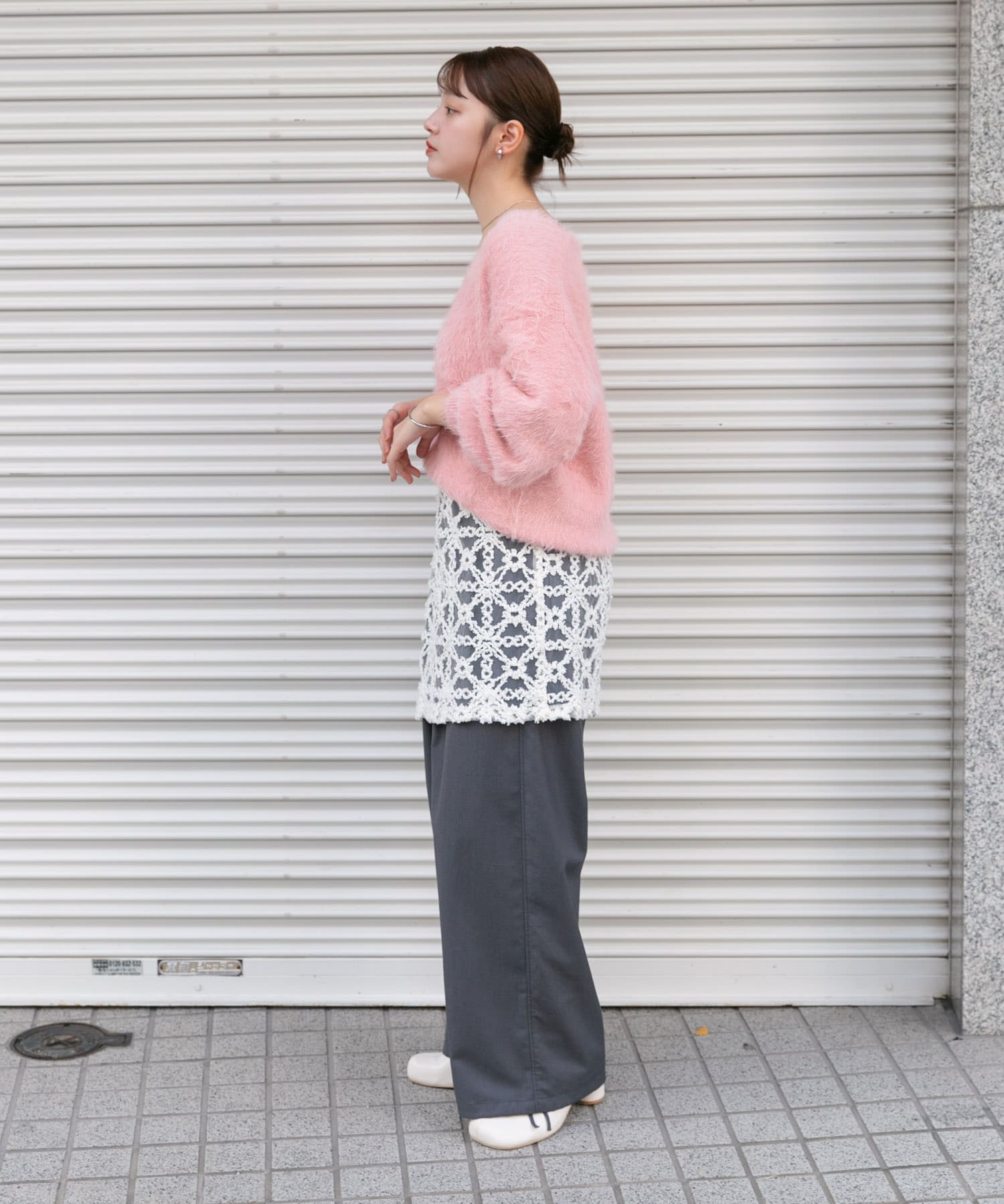 身長：160cm サイズ：one