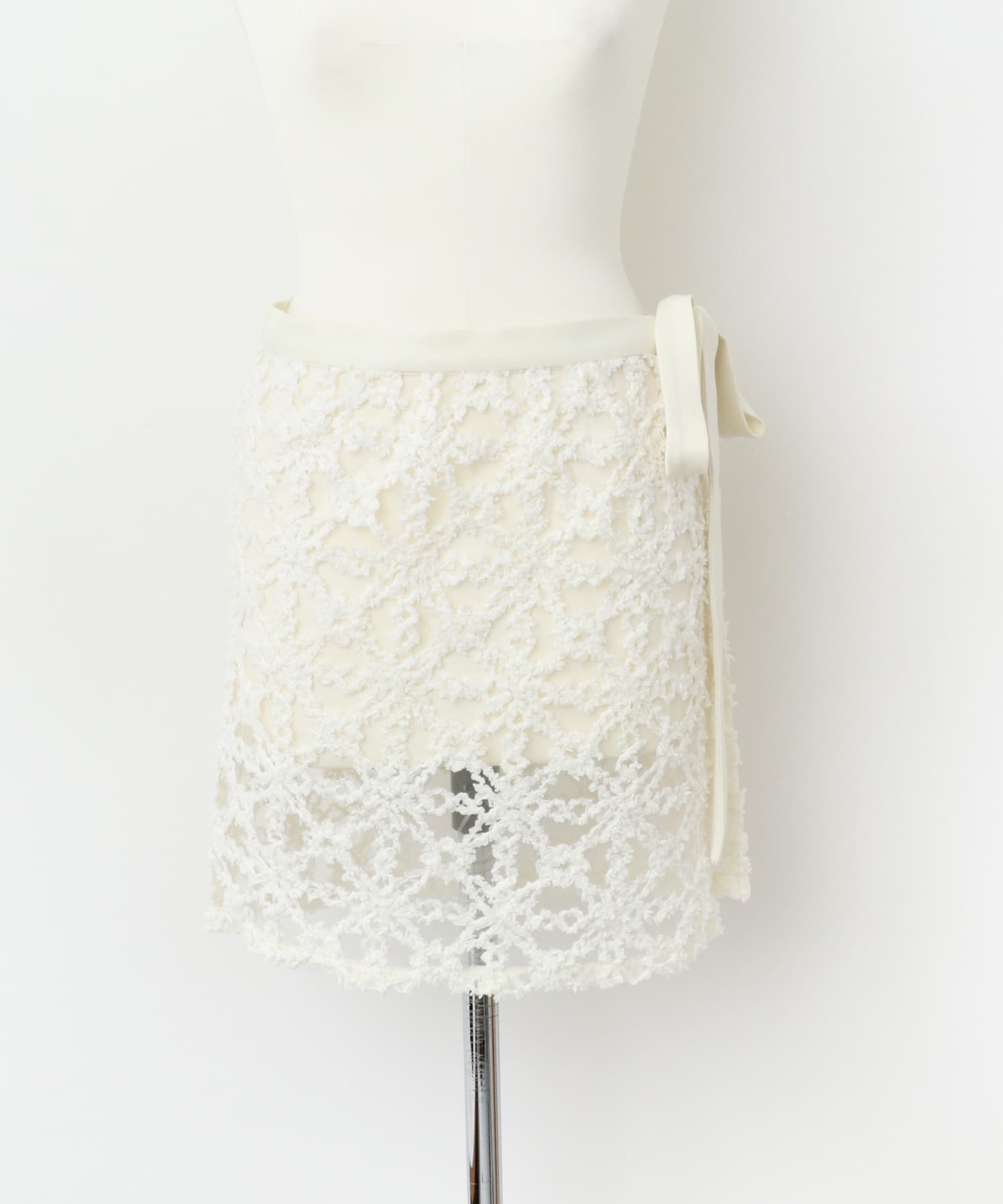 レースラップスカート IVORY one