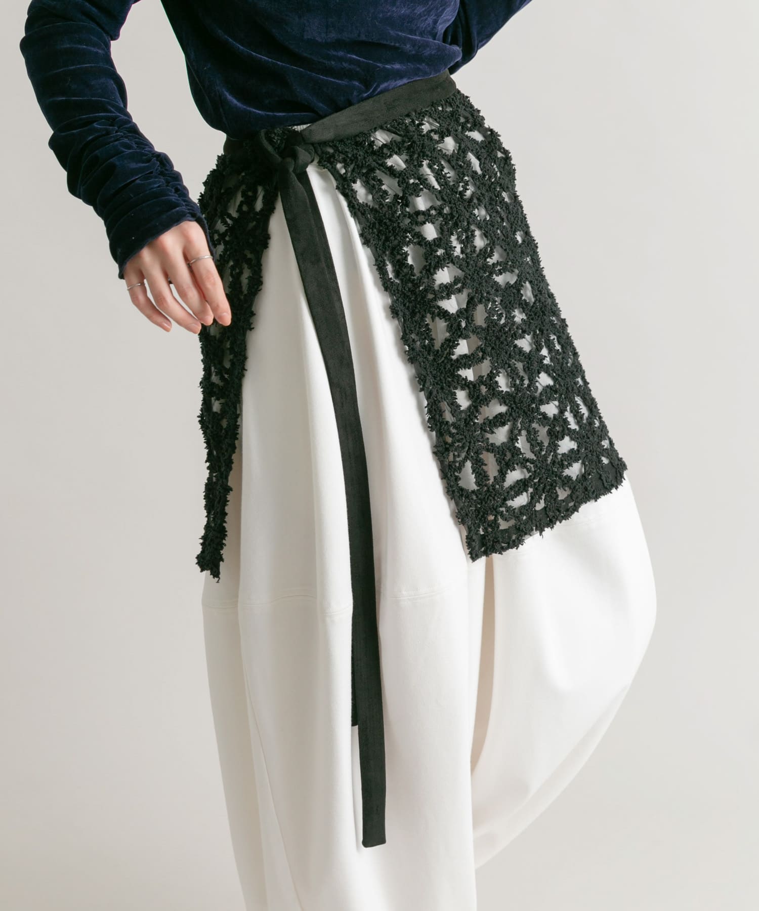 身長：160cm サイズ：one