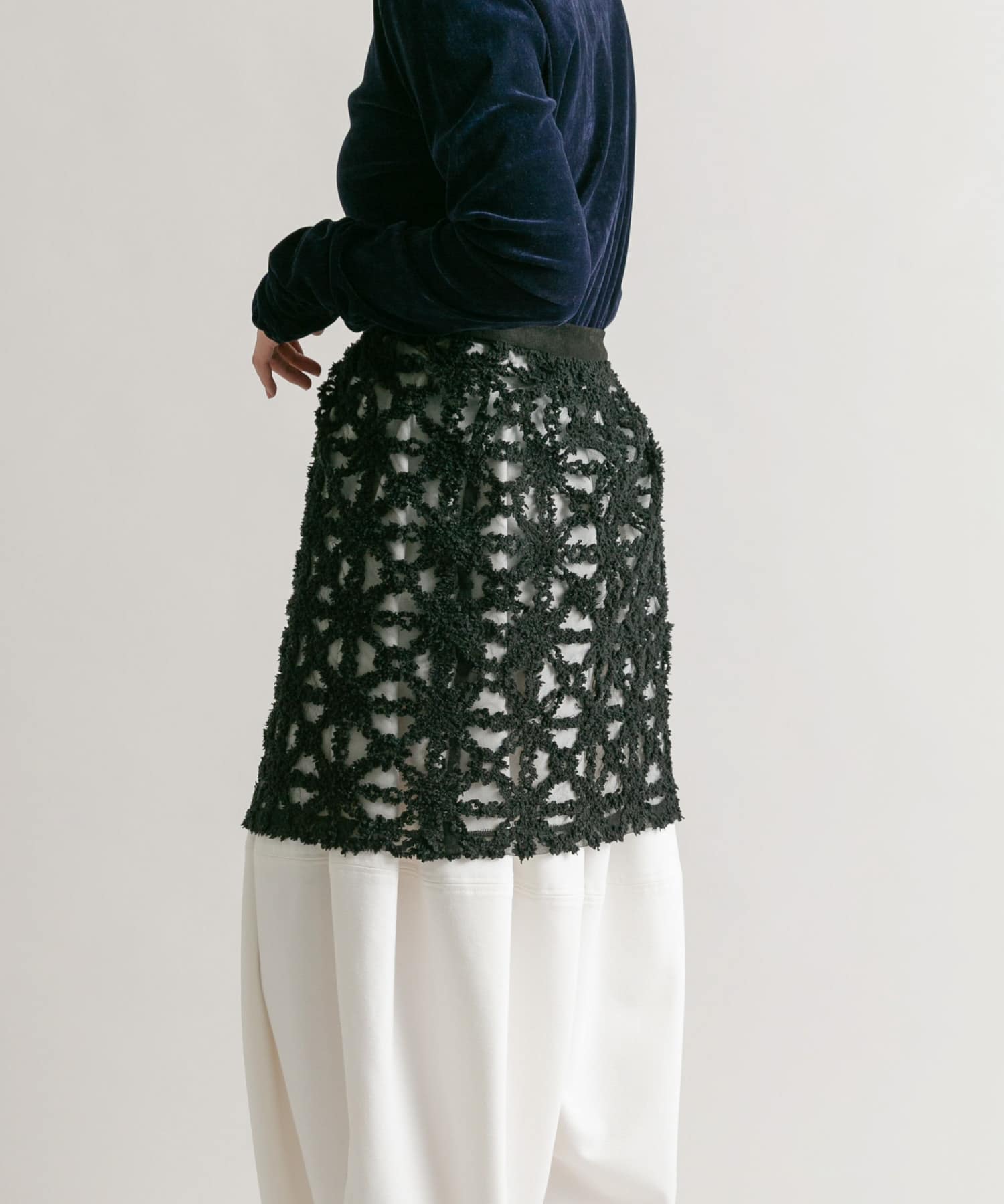 身長：160cm サイズ：one