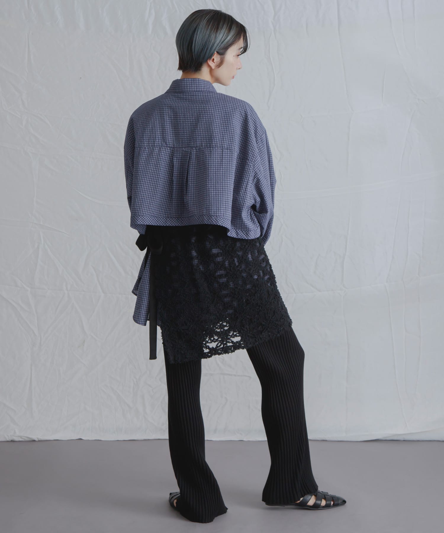 身長：159cm サイズ：one