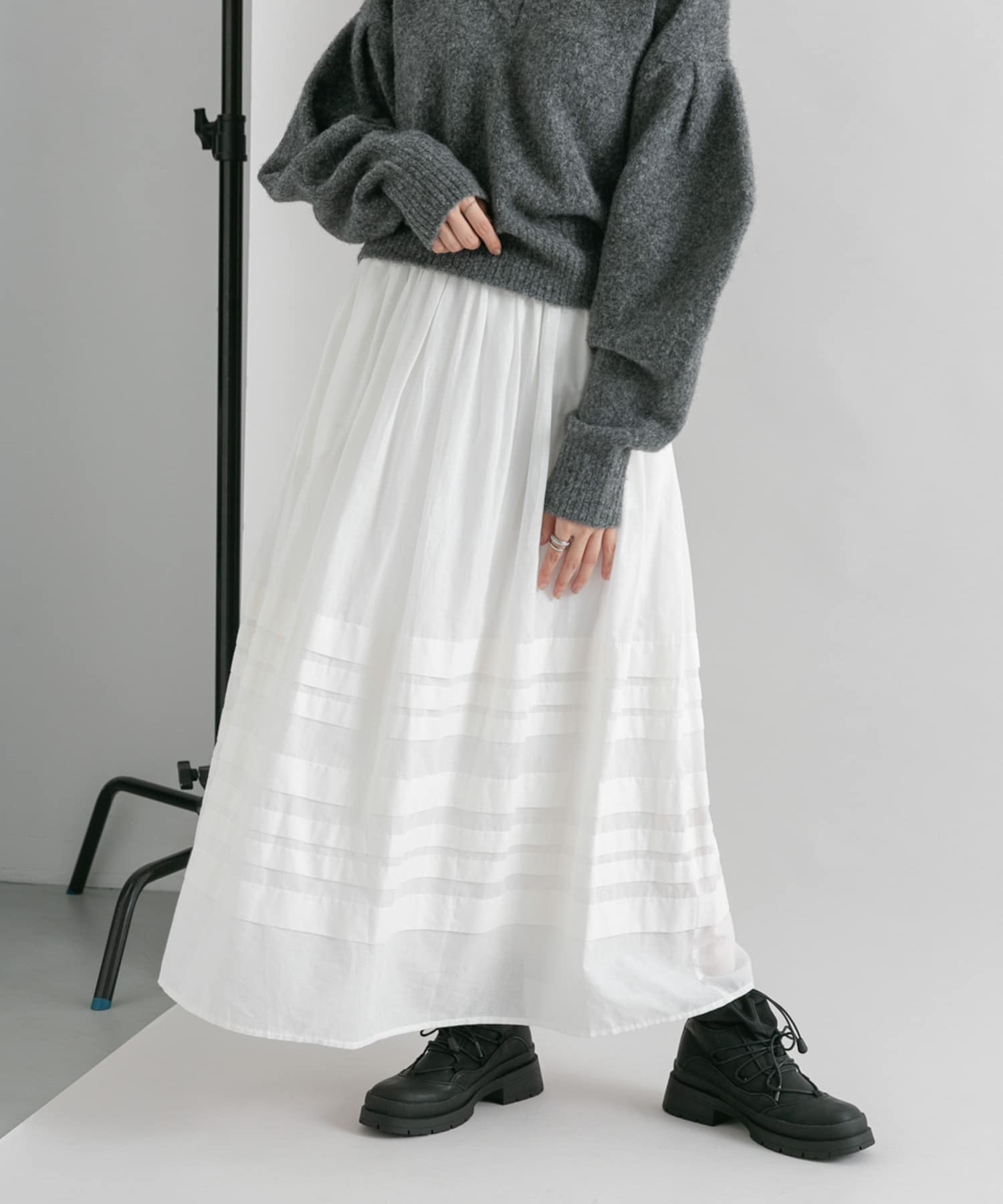 身長：160cm サイズ：one