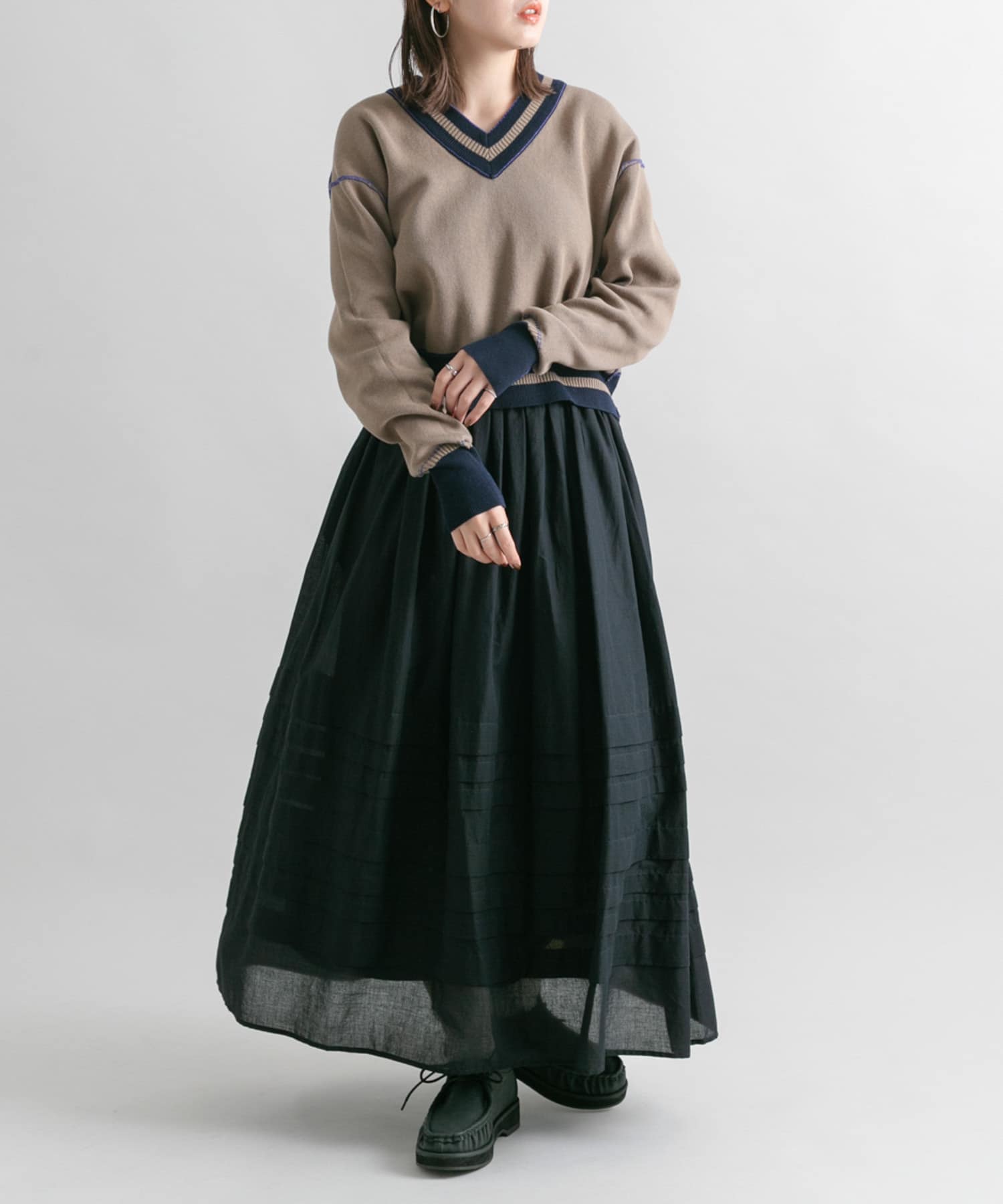 身長：160cm サイズ：one