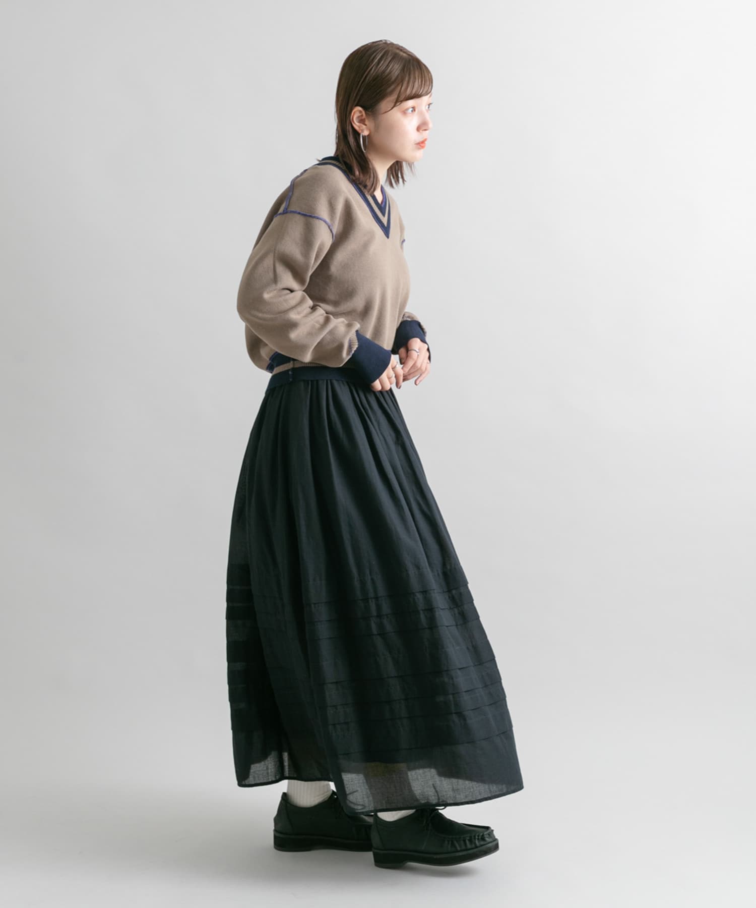 身長：160cm サイズ：one