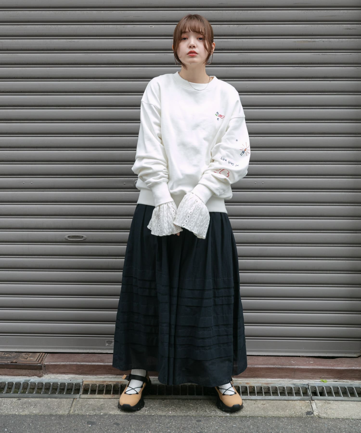 身長：160cm サイズ：one