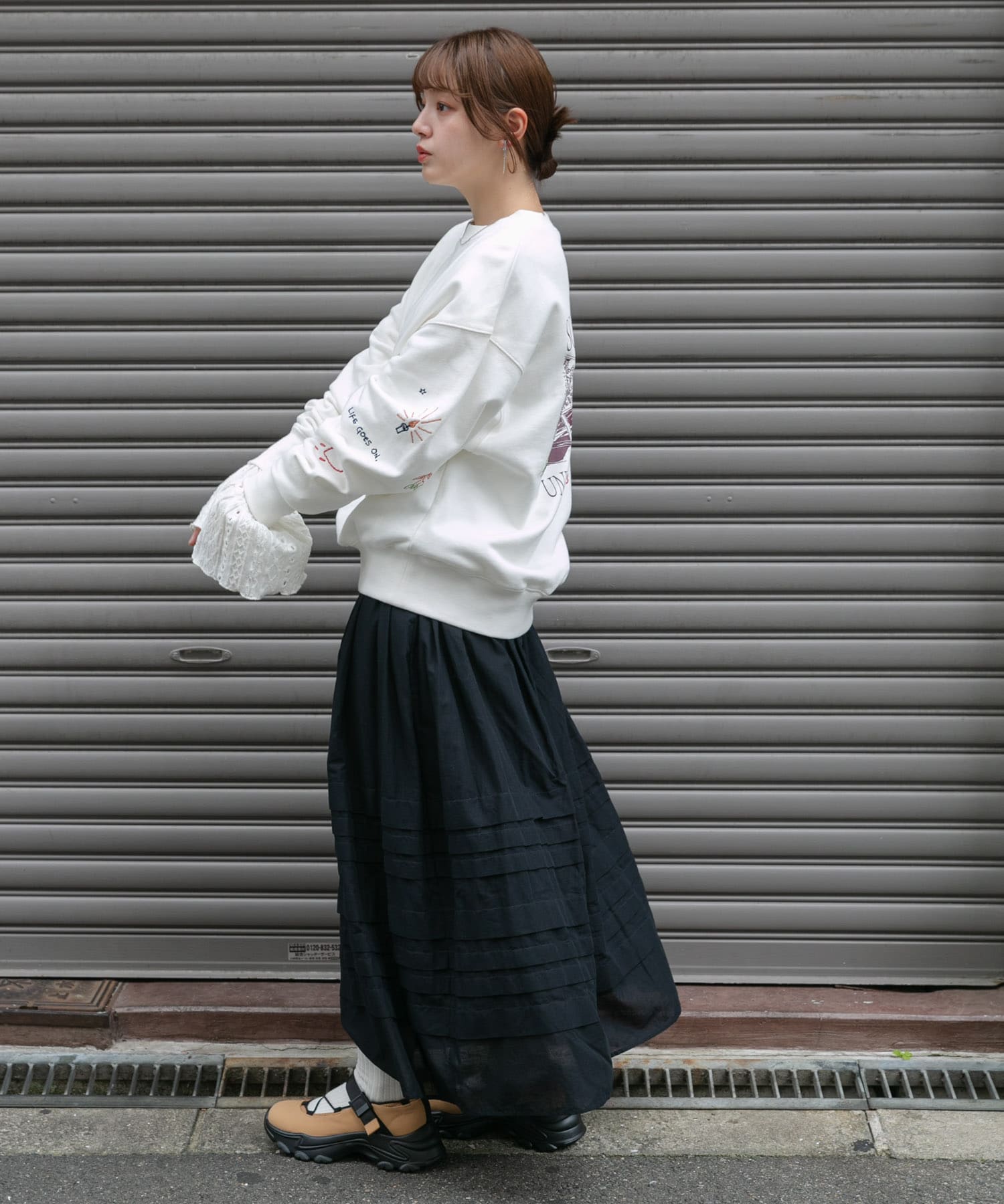 身長：160cm サイズ：one