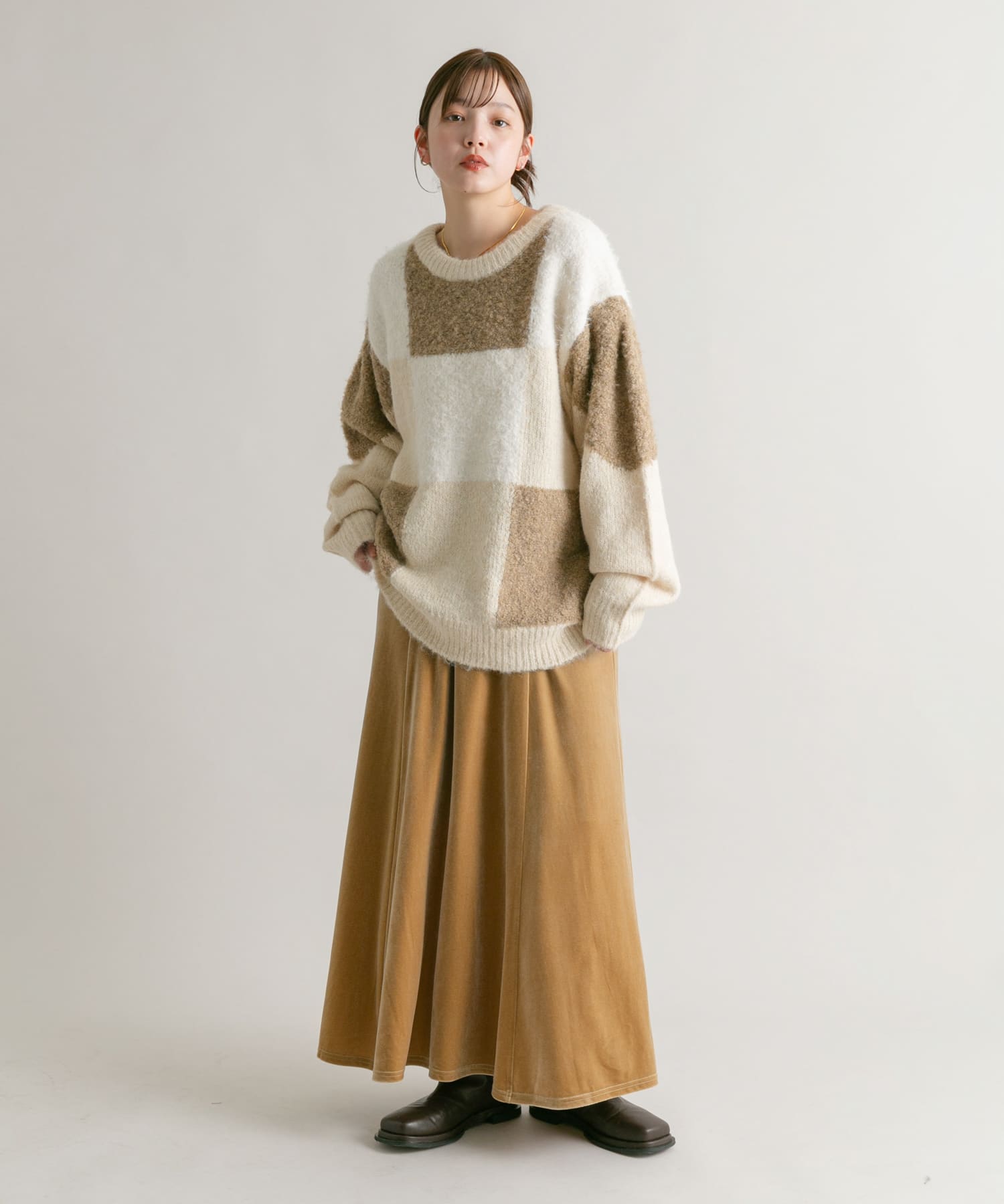 身長：160cm サイズ：one
