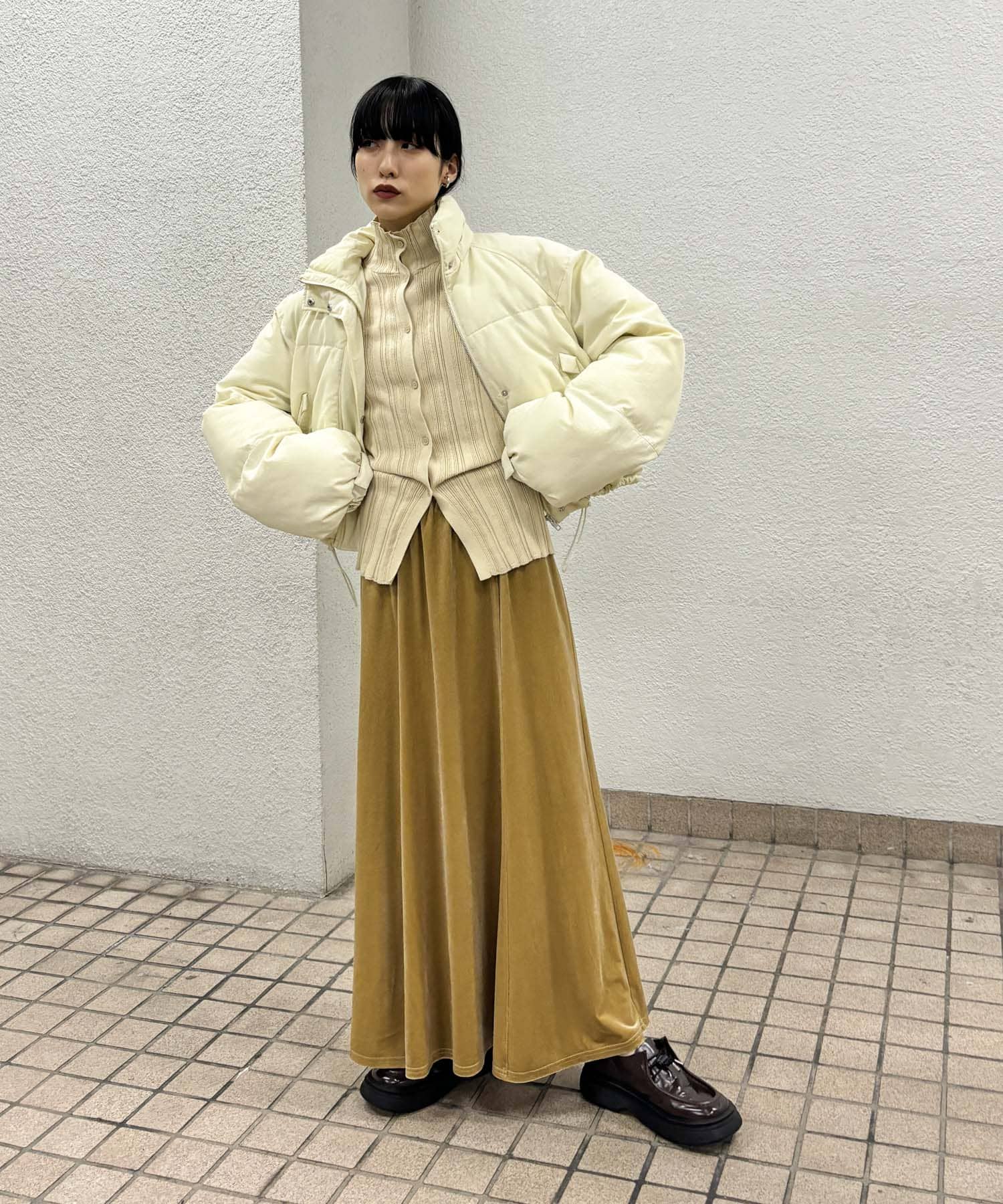 身長：160cm サイズ：one