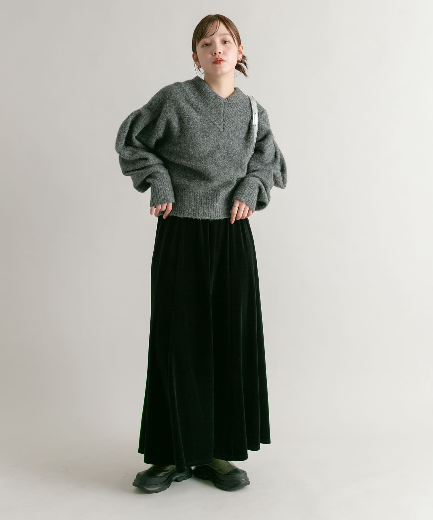 身長：160cm サイズ：one