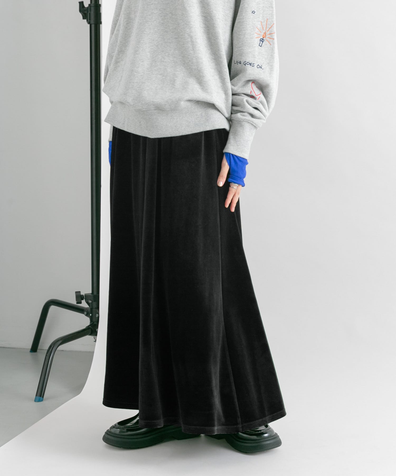 身長：160cm サイズ：one