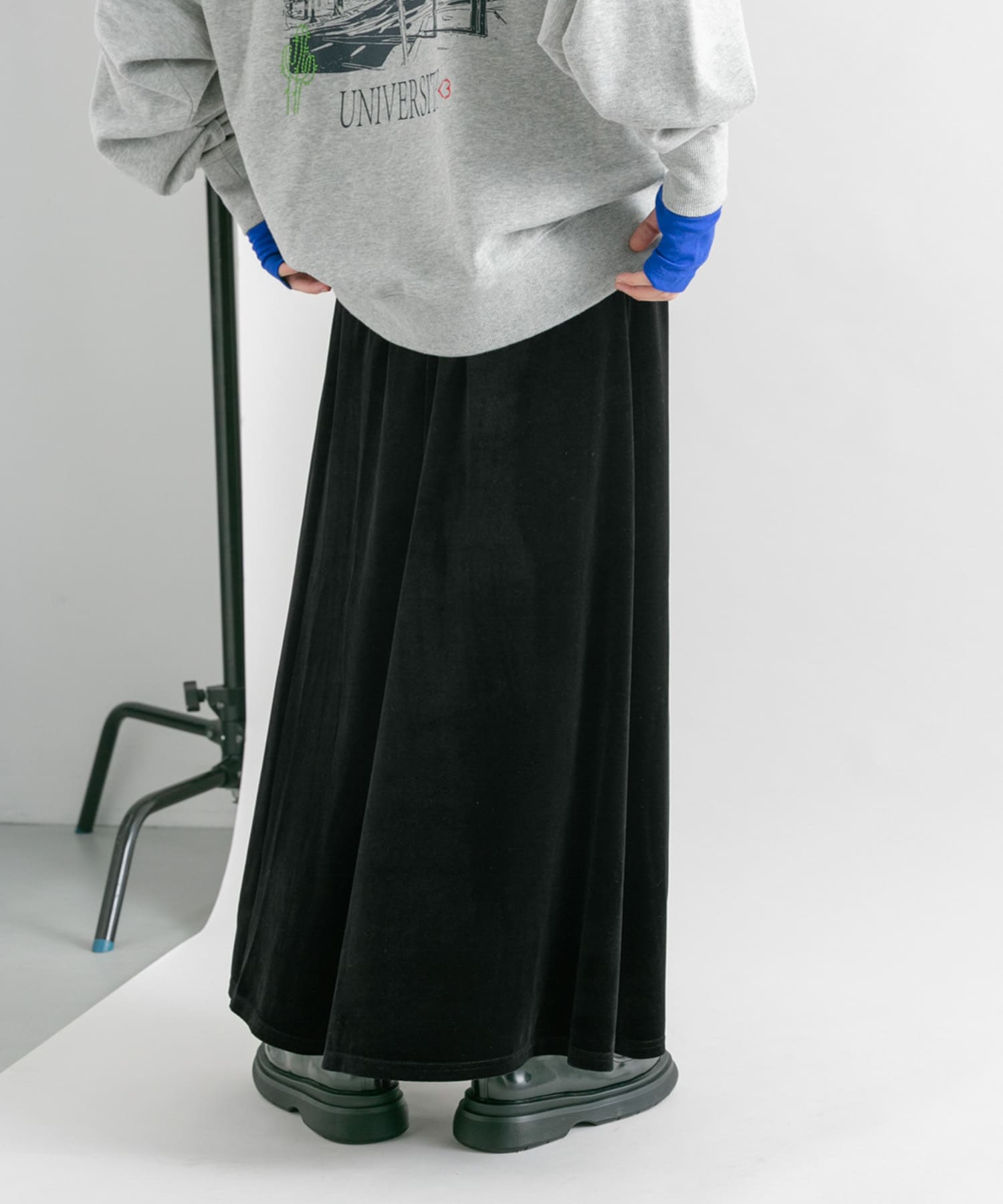 身長：160cm サイズ：one
