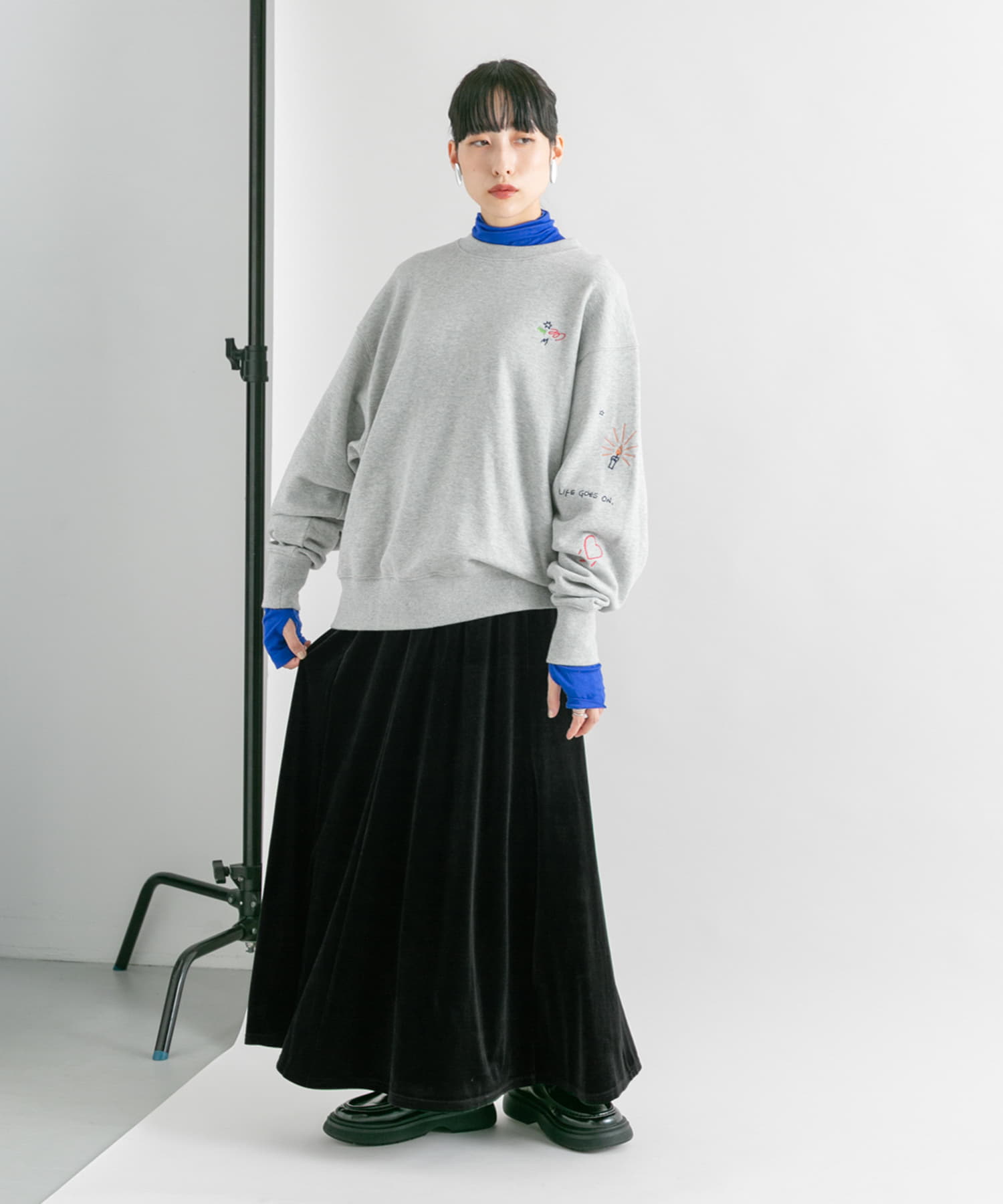 身長：160cm サイズ：one