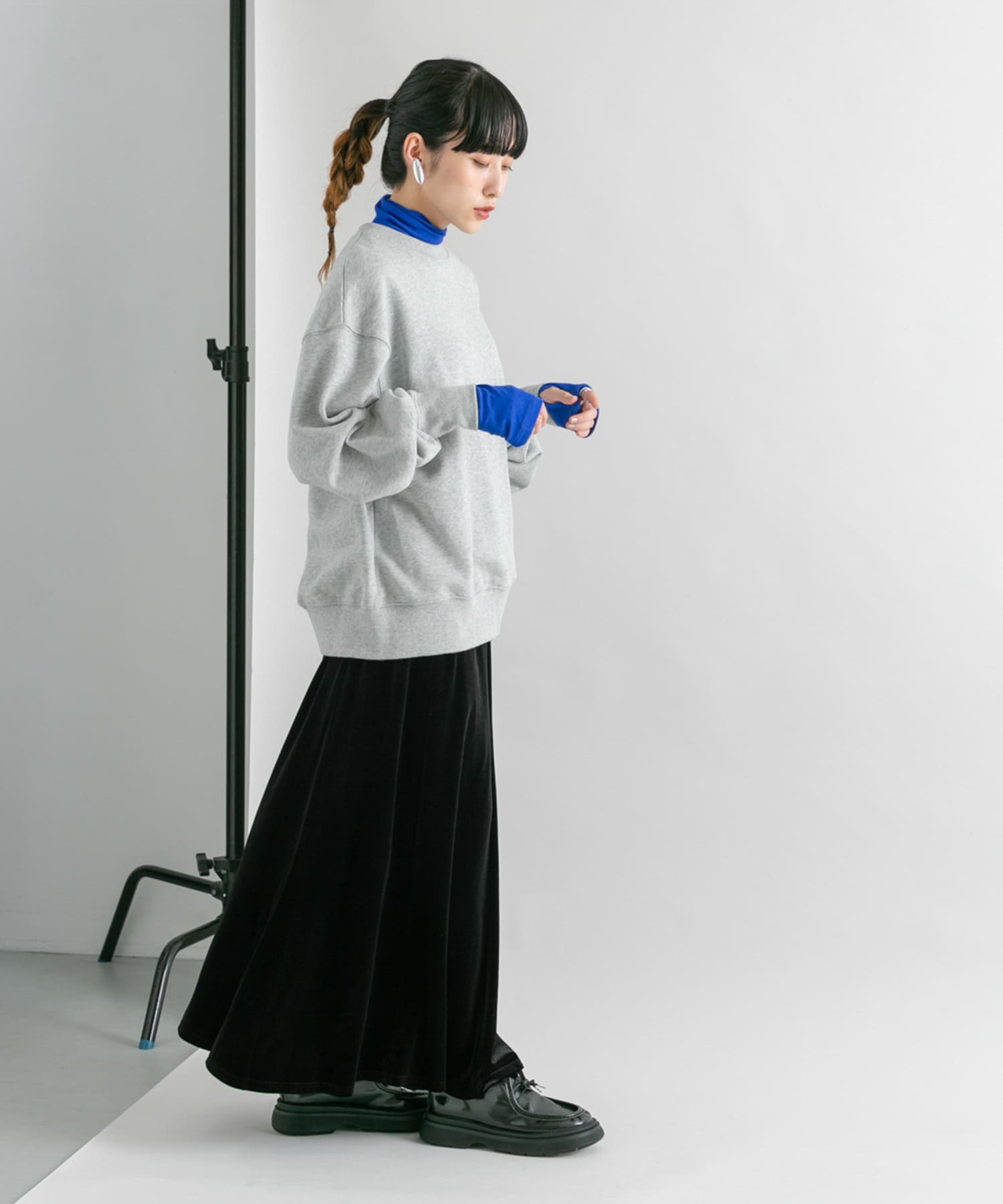 身長：160cm サイズ：one