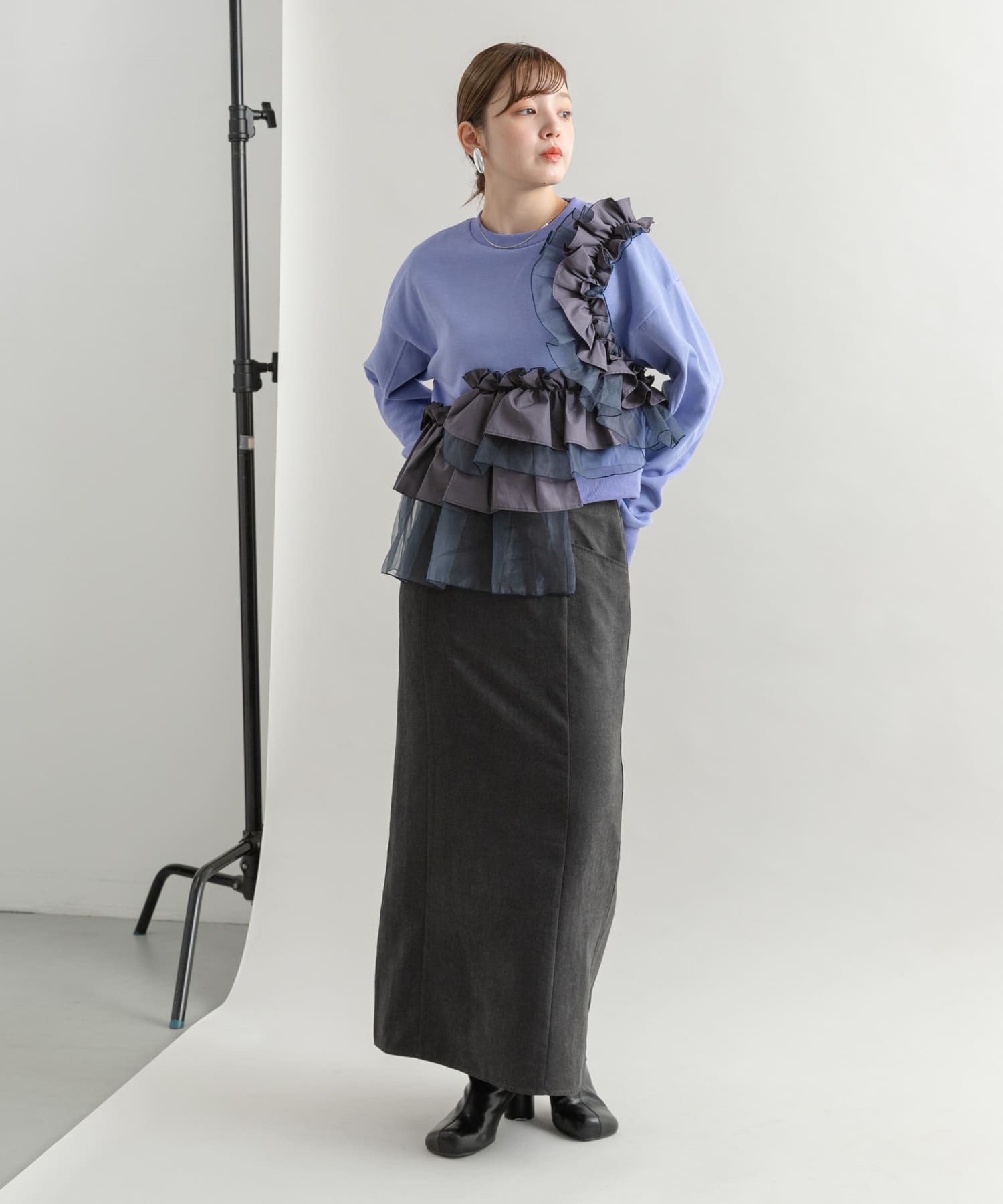 身長：160cm サイズ：one