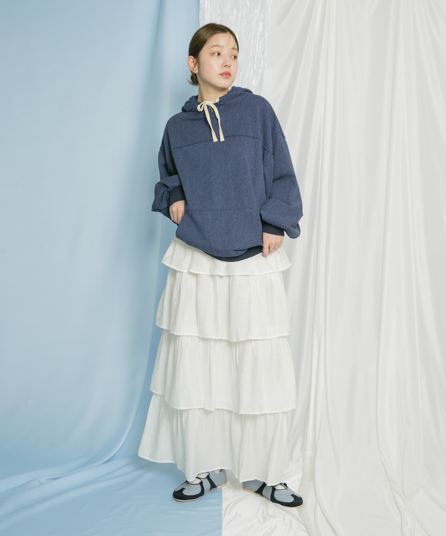 身長：160cm サイズ：one