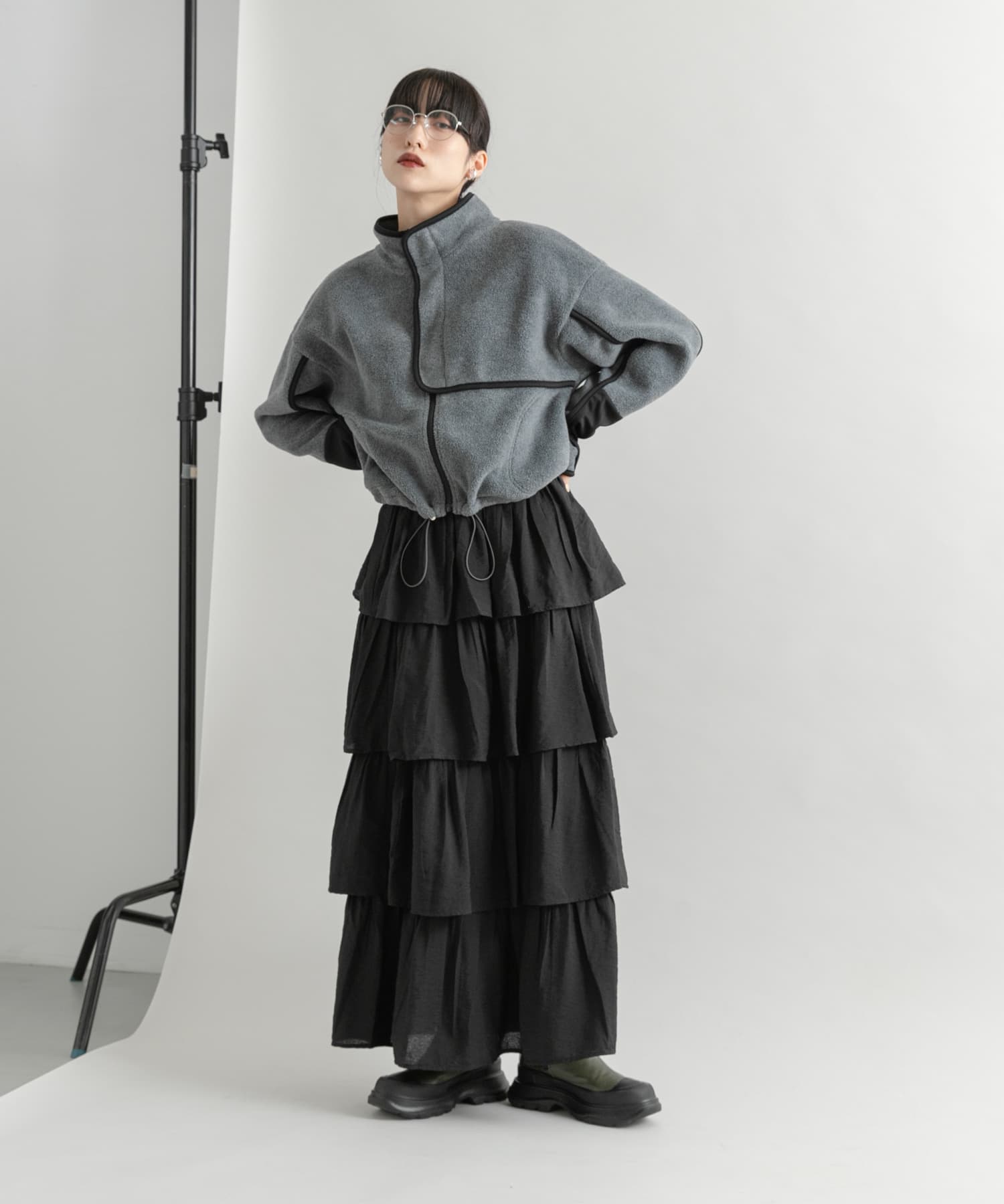 身長：160cm サイズ：one