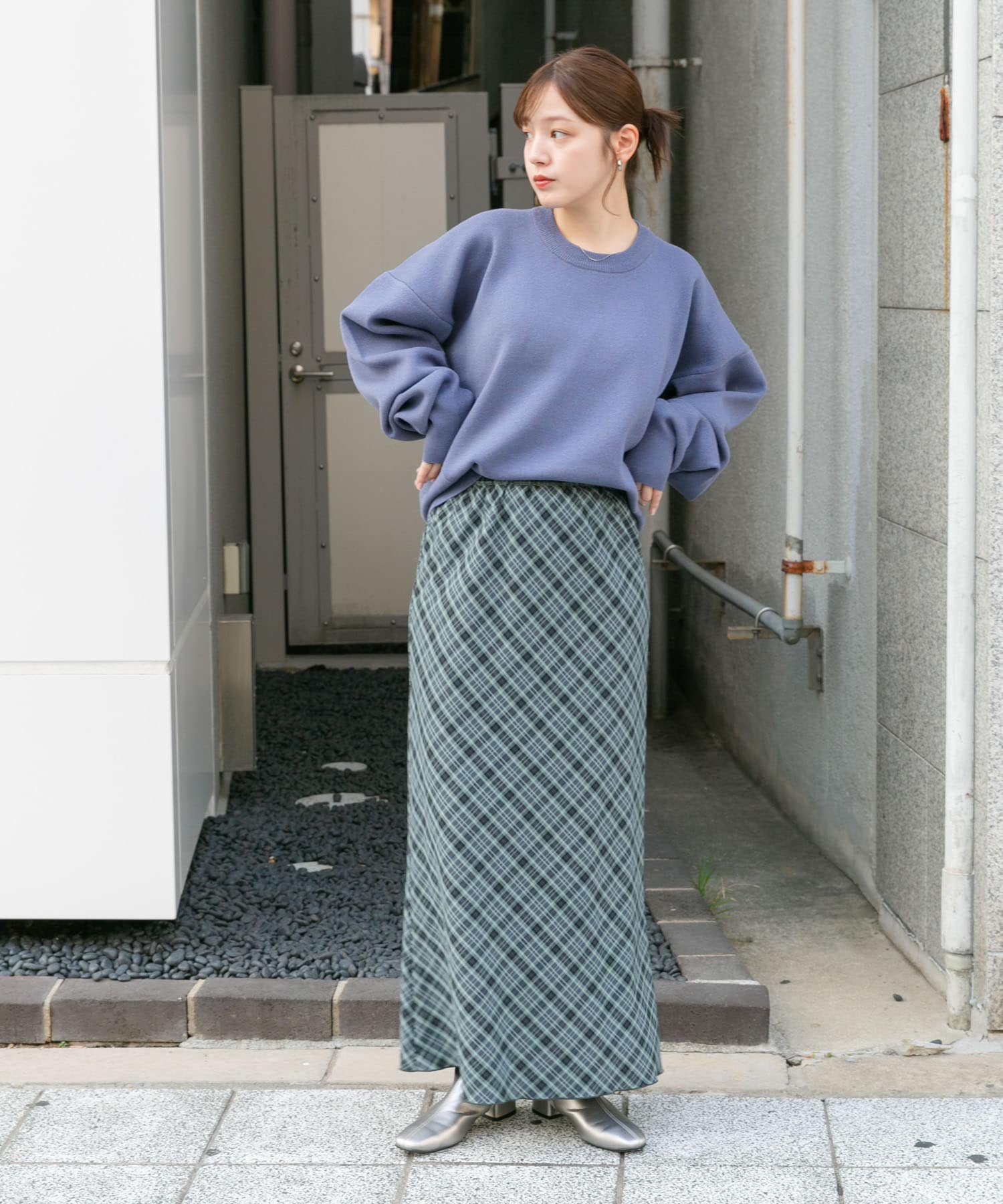 身長：160cm サイズ：one