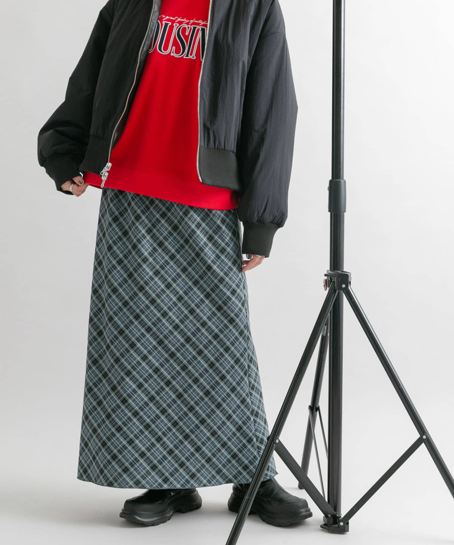 身長：160cm サイズ：one