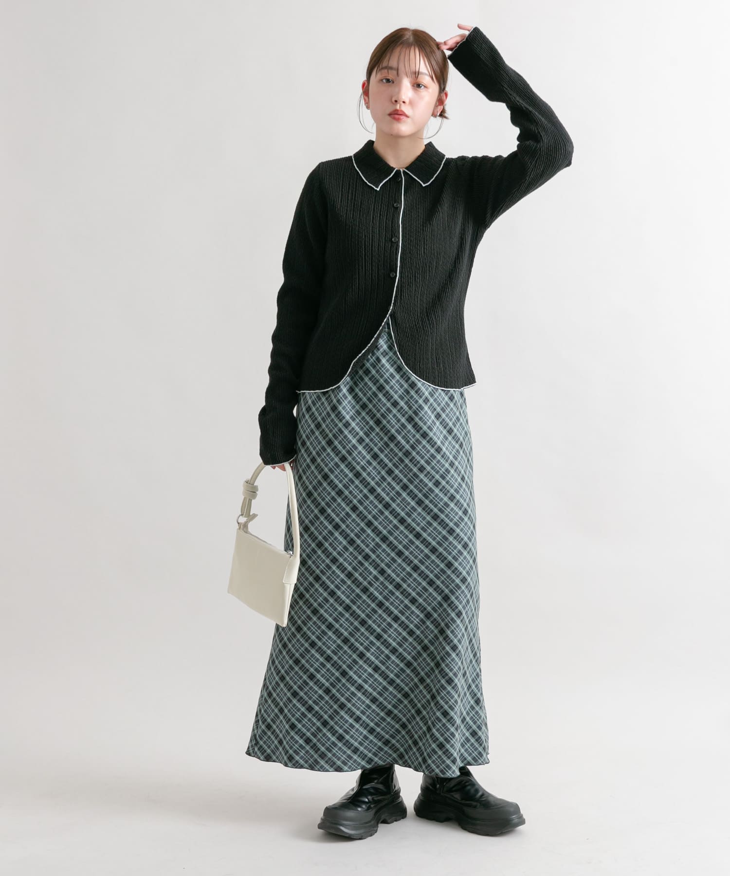 身長：160cm サイズ：one