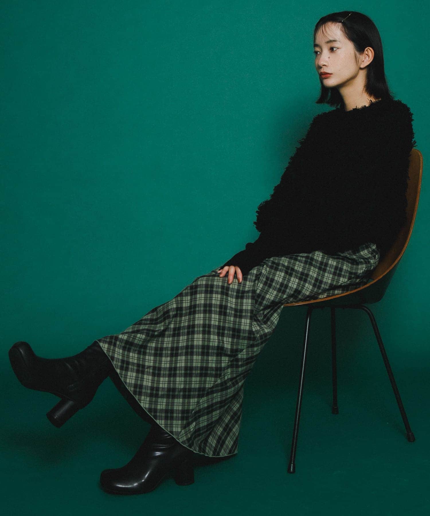 身長：159cm サイズ：one