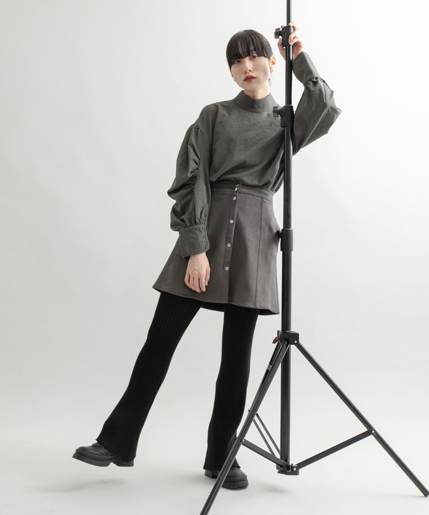 身長：160cm サイズ：one