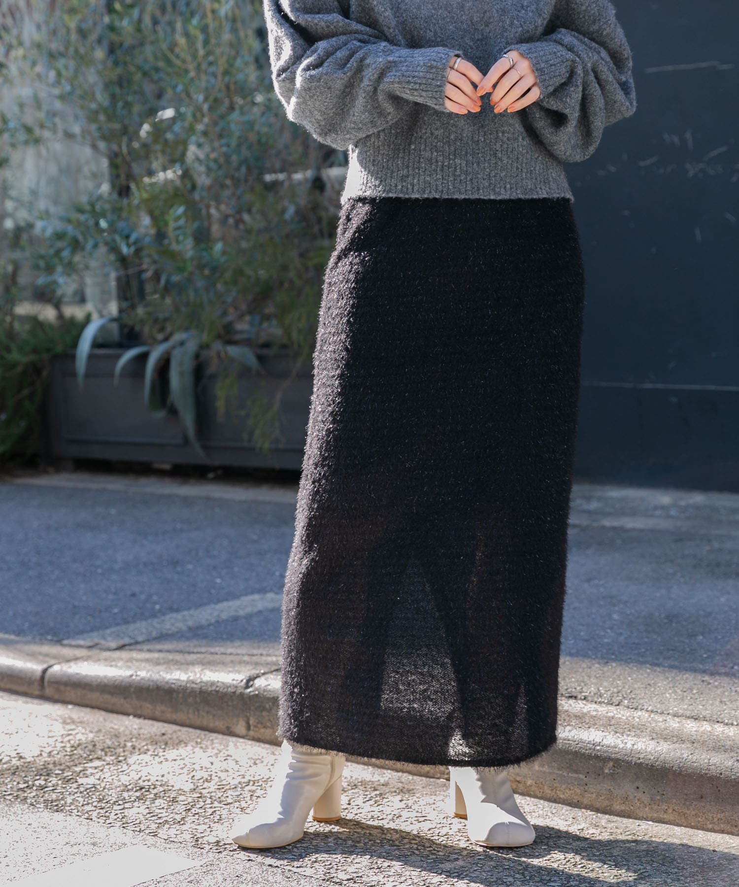 身長：160cm サイズ：one