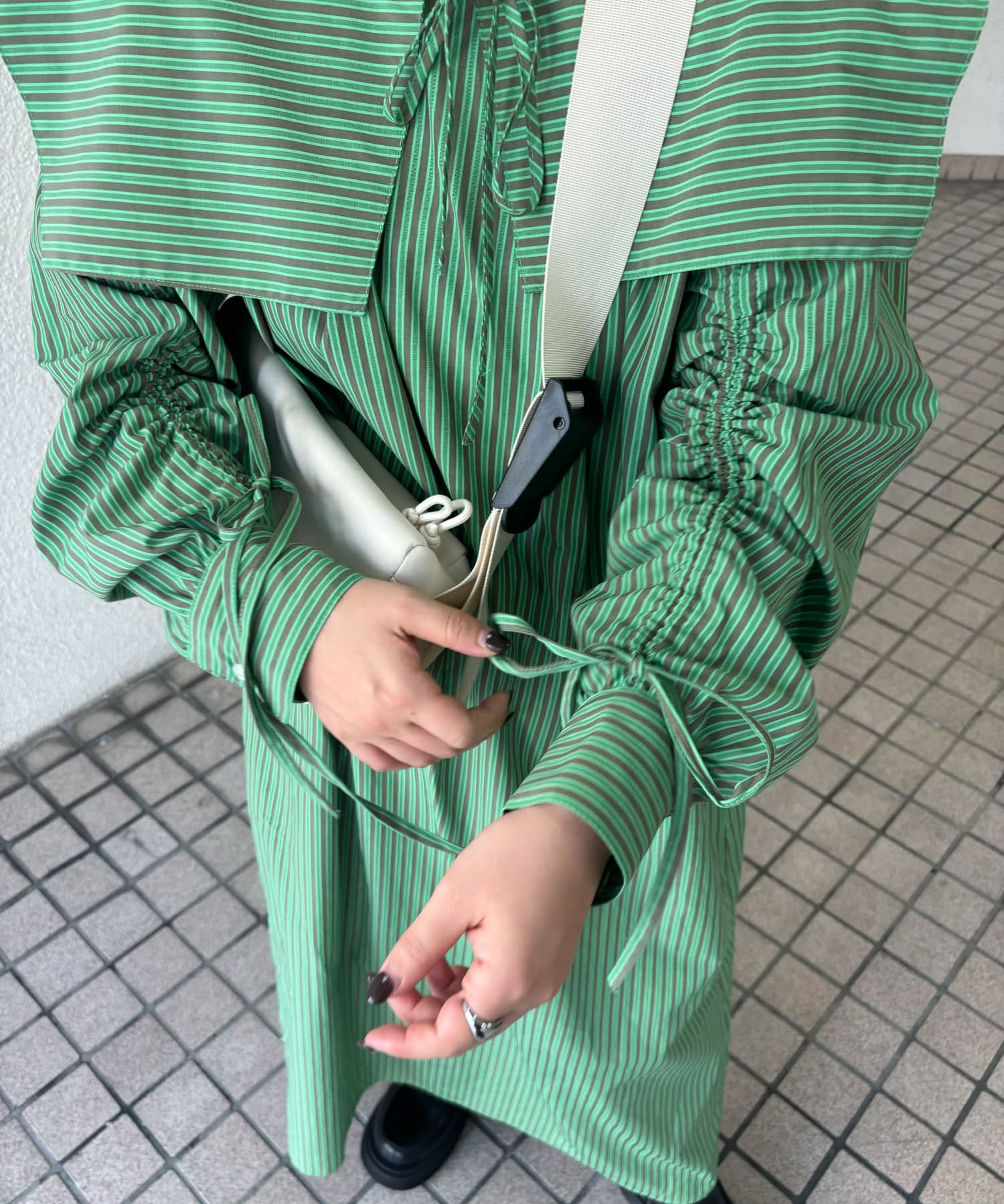 身長：155cm サイズ：one