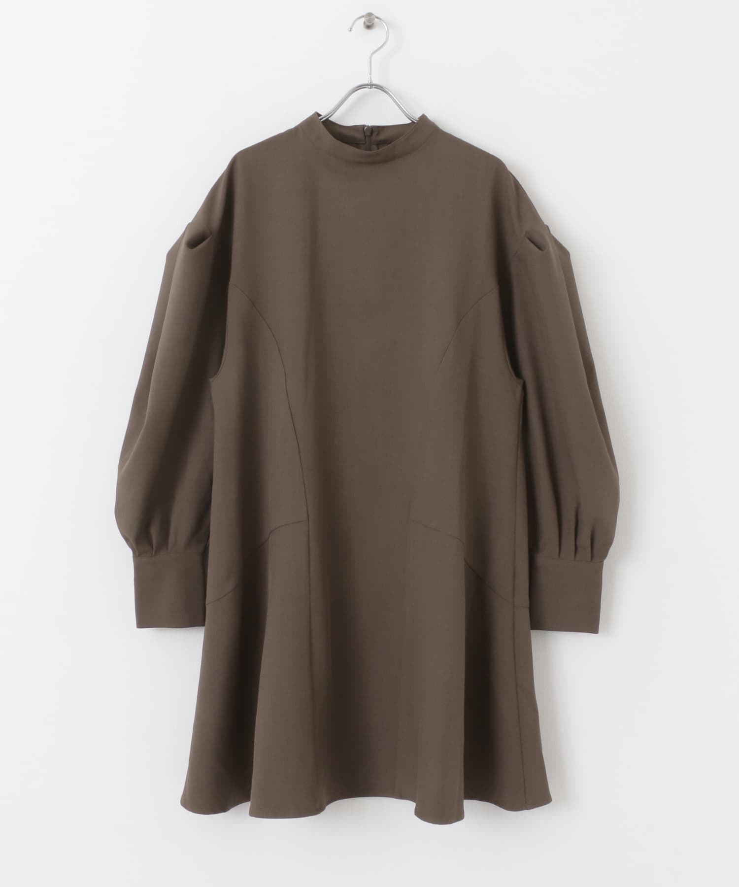 タックスリーブミニワンピース D.BROWN one