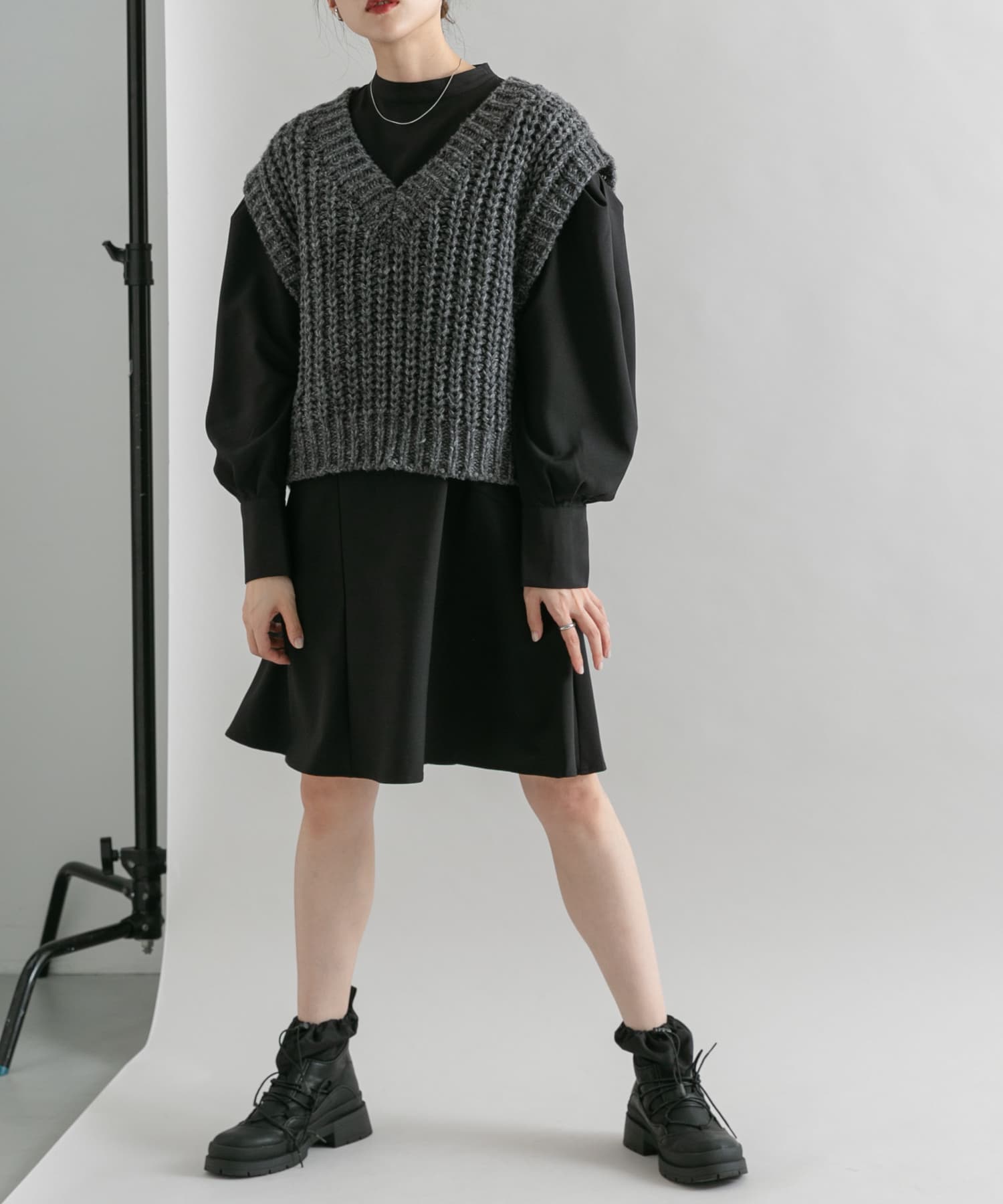 身長：160cm サイズ：one