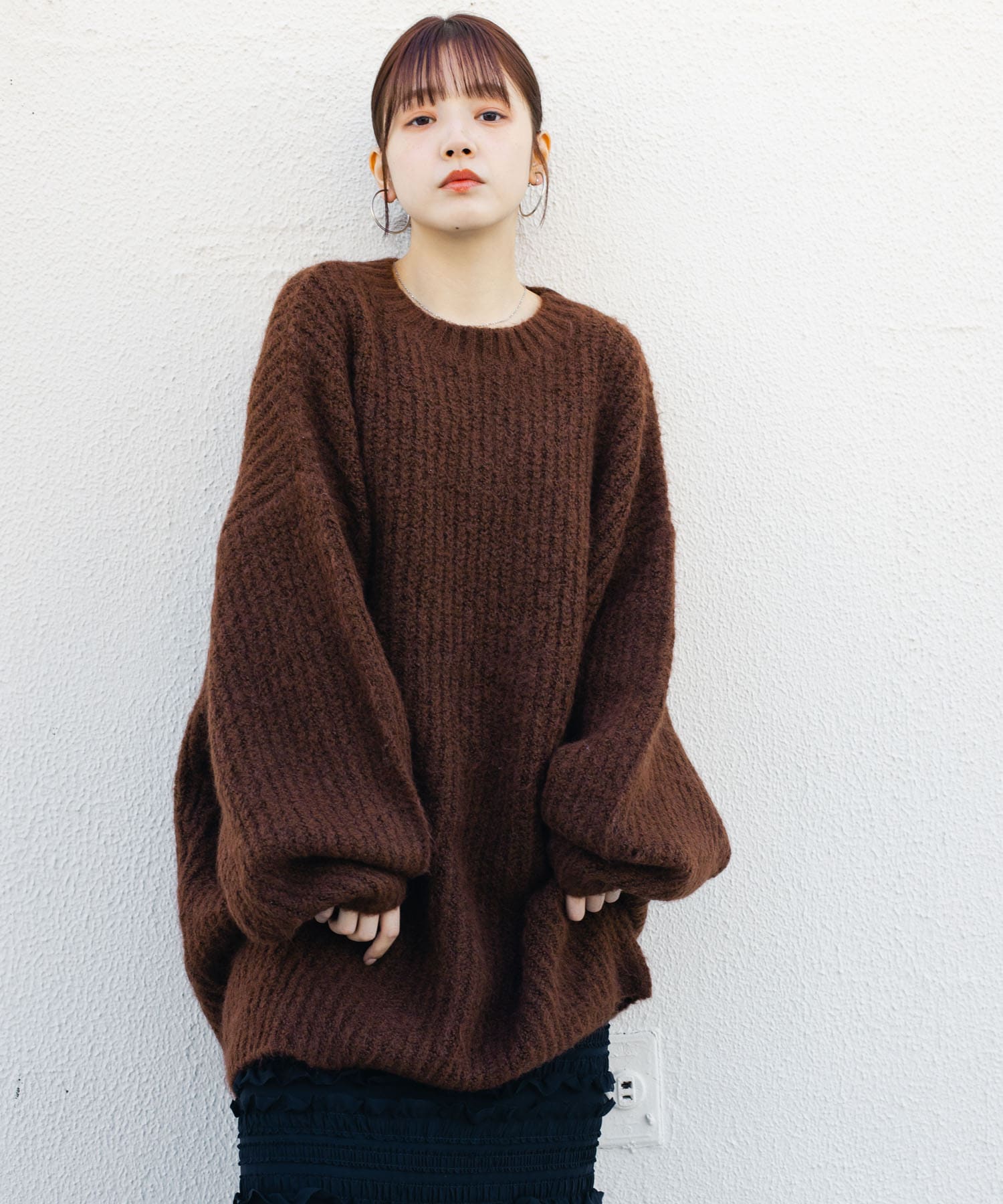 身長：160cm サイズ：one