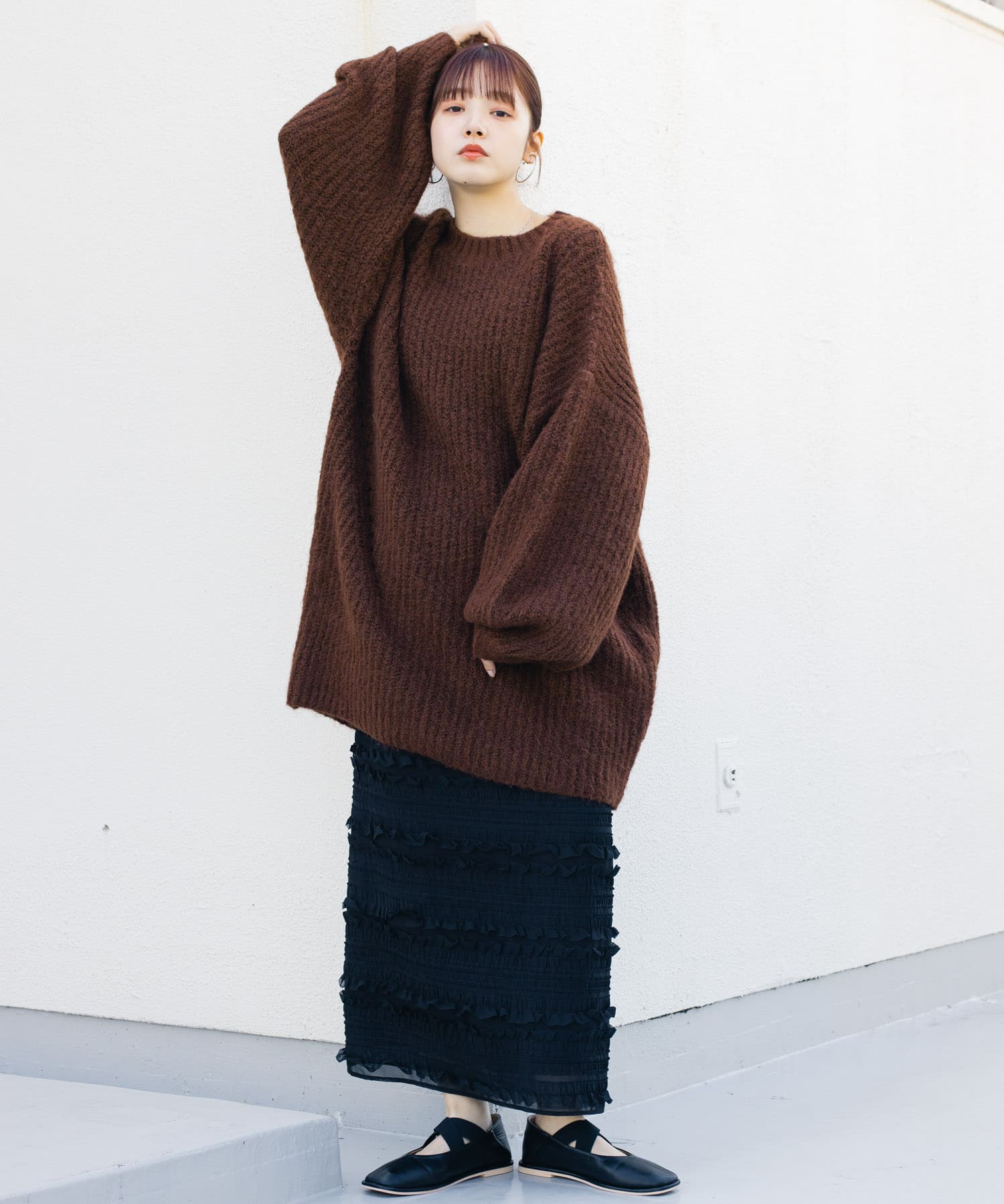 身長：160cm サイズ：one