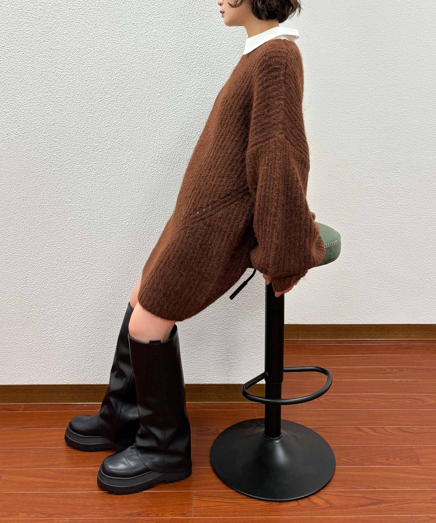 身長：160cm サイズ：one